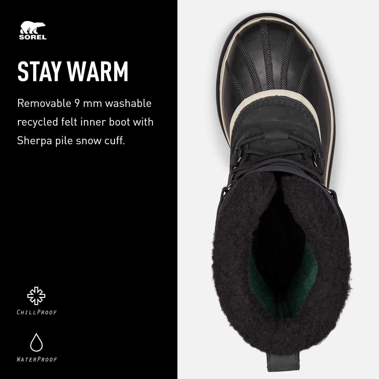 SOREL Men's Caribou Waterproof Boot