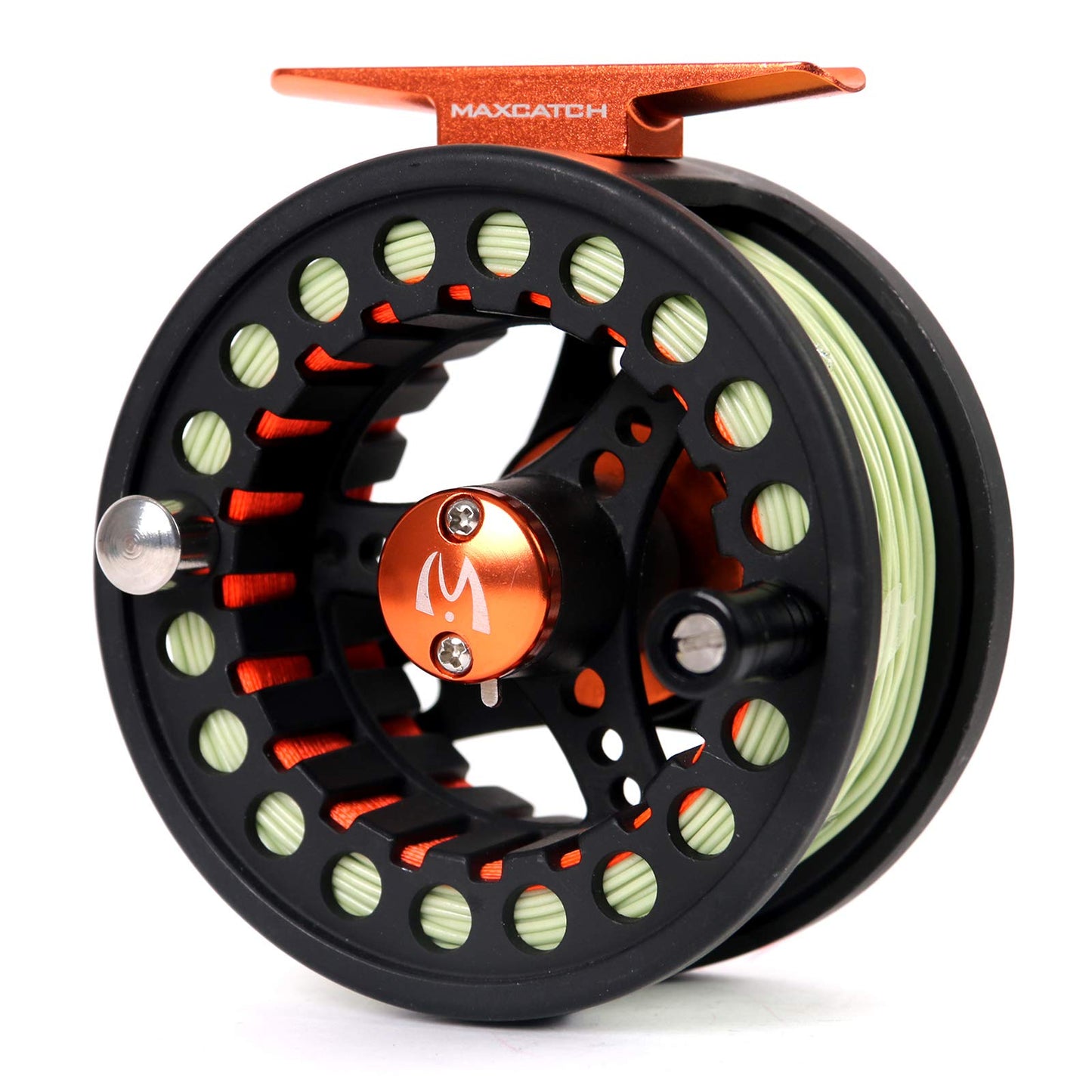M MAXIMUMCATCH Maxcatch ECO Large Arbor Fly Fishing Reel (3/4wt 5/6wt 7/8wt) and Pre-Loaded Fly Reel with Line Combo
