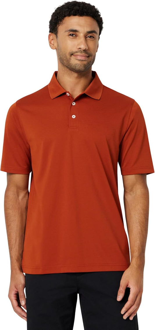 Amazon Essentials Men's Golf Polo Shirt, Quick Dry, Short Sleeve
