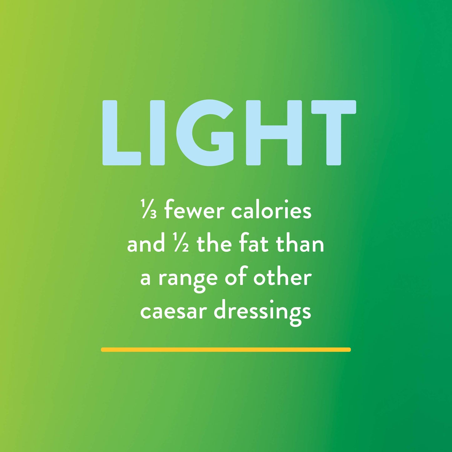 Wish-Bone Light Creamy Caesar Dressing, 15 FL oz