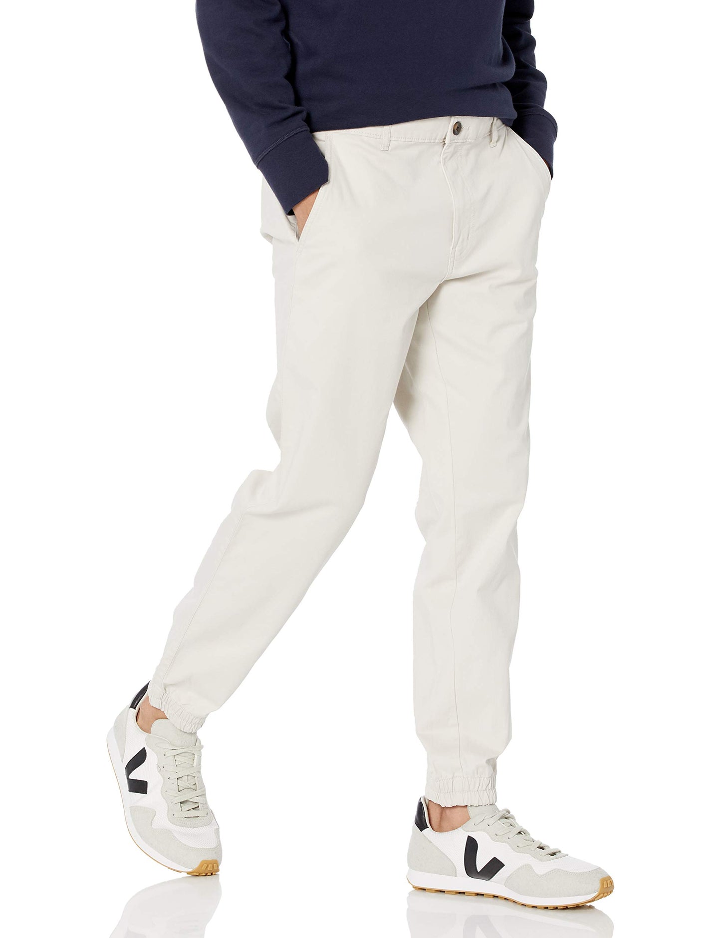 Amazon Essentials Men's Straight-Fit Washed Cotton Chino Jogger Pant