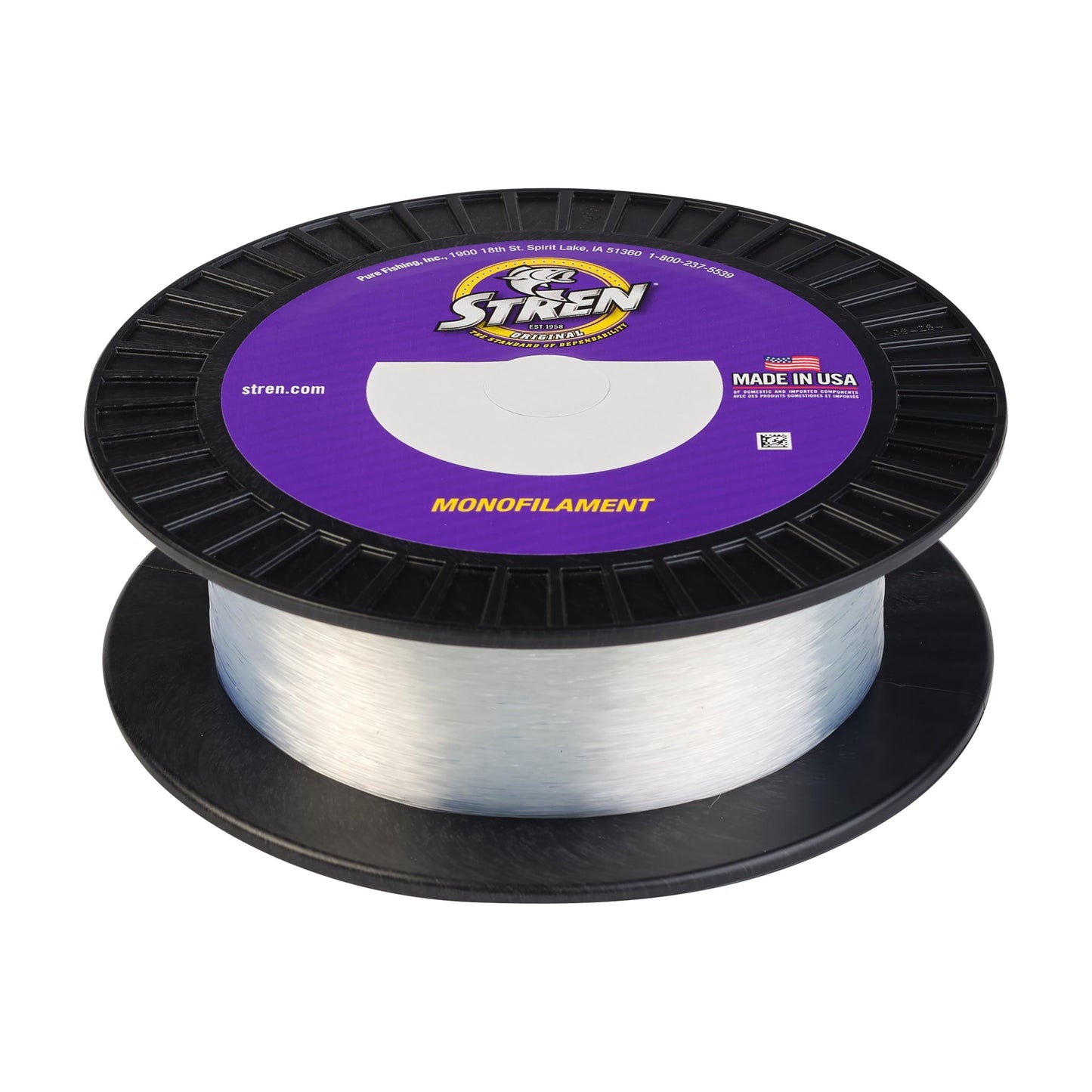 Stren Original Monofilament Fishing Line, Clear/Blue Fluorescent, 12lb | 5.4kg, Suitable for Freshwater Environments