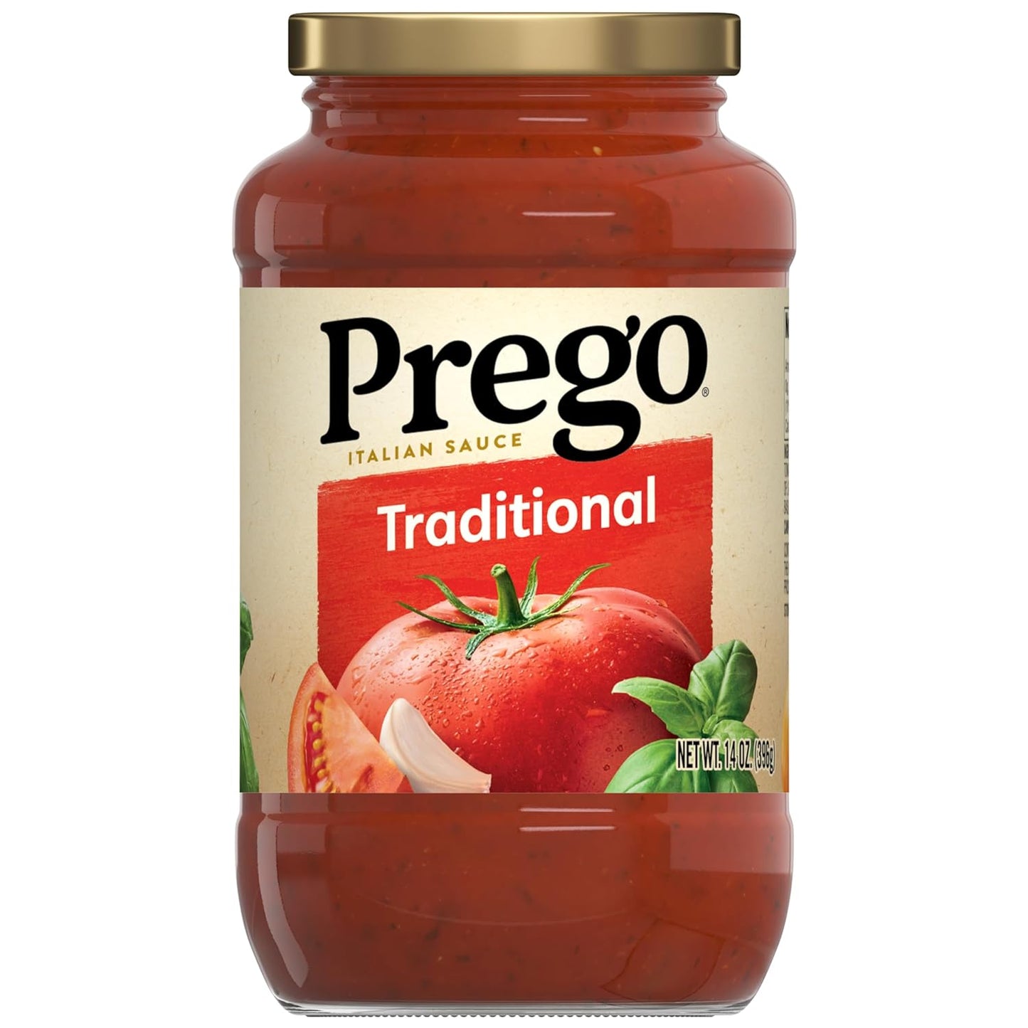 Prego Pasta Sauce, Italian Tomato Sauce with Roasted Garlic & Parmesan Cheese, 24 oz Jar