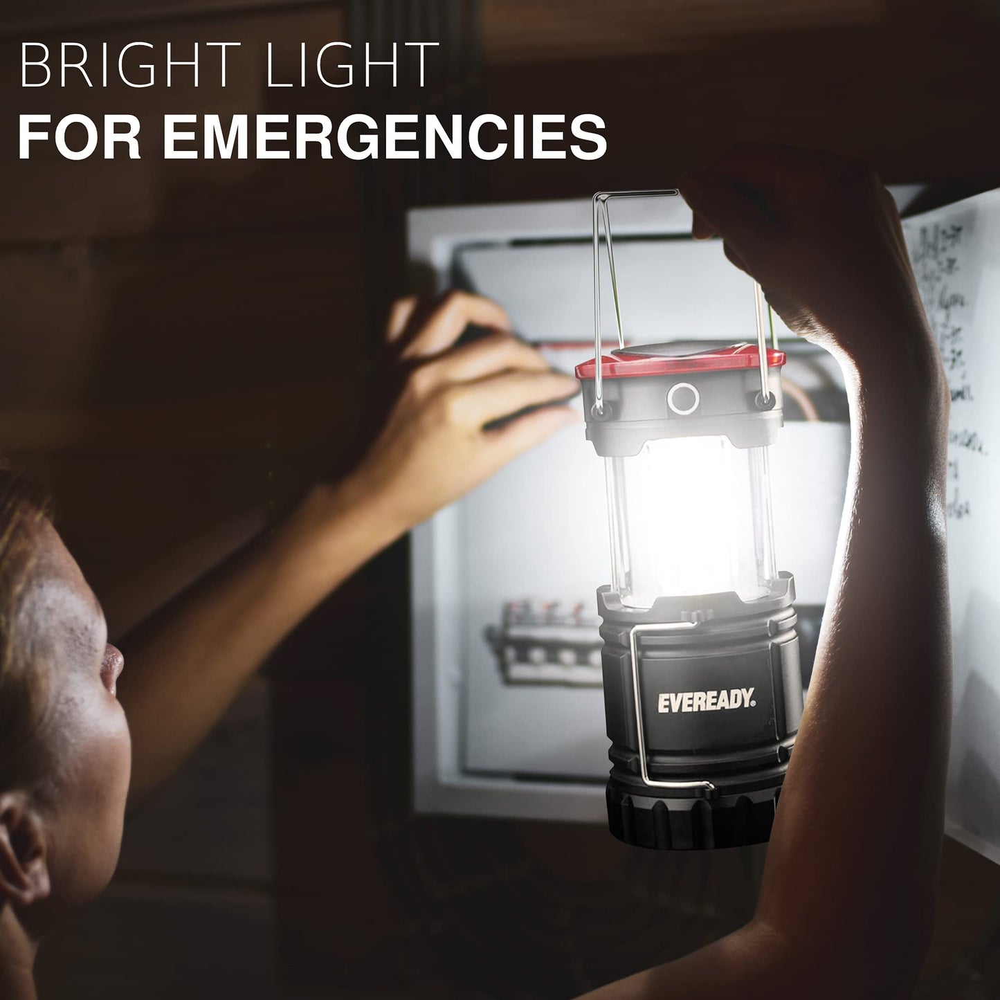 Eveready ALCL31 Collapsible LED Lanterns, 350 Lumens, 3 Pack, Collapsible Lantern with 4 LED Light Modes