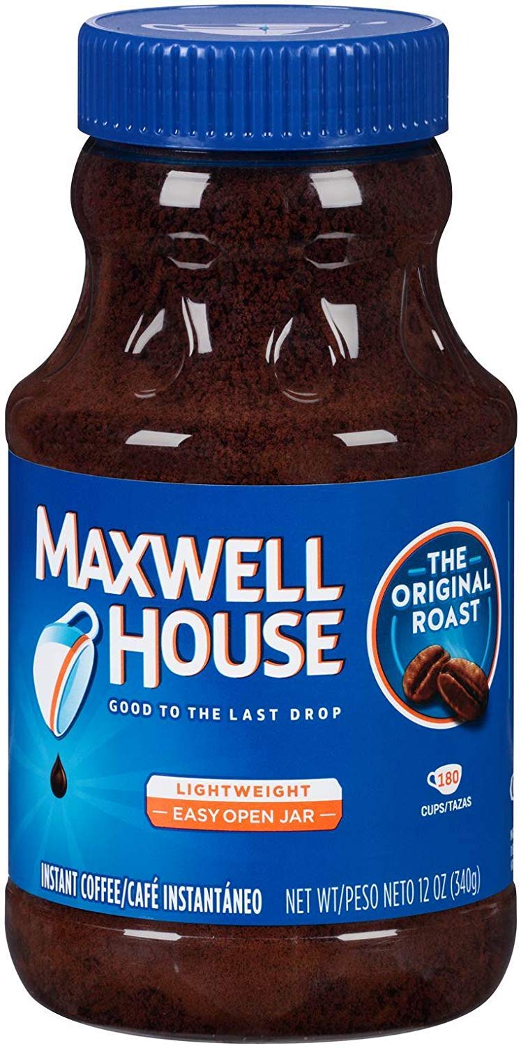 Maxwell House Original Roast Instant Coffee, 8 oz Jar