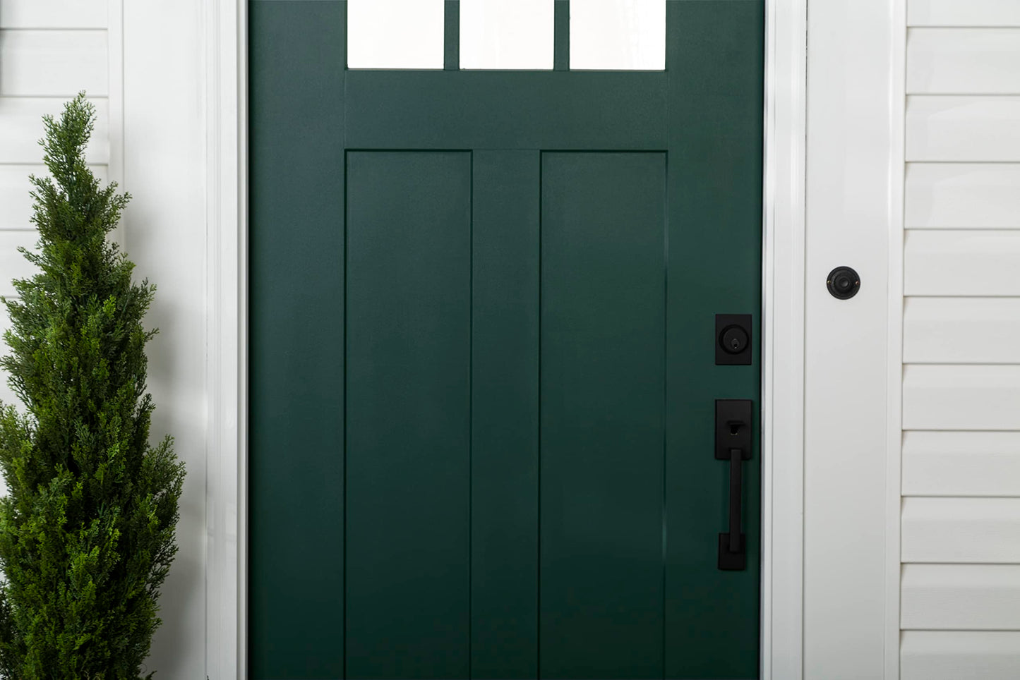 Rust-Oleum 369383 Advanced Dry Door & Trim Paint, Quart, Satin Black