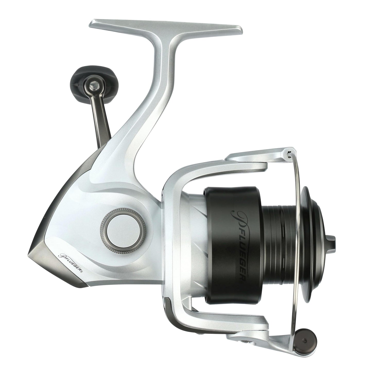 Pflueger Trion Spinning Reel, Size 35 Fishing Reel, Right/Left Handle Position, Graphite Body and Rotor, Corrosion-Resistant, Aluminum Spool, Front Drag System