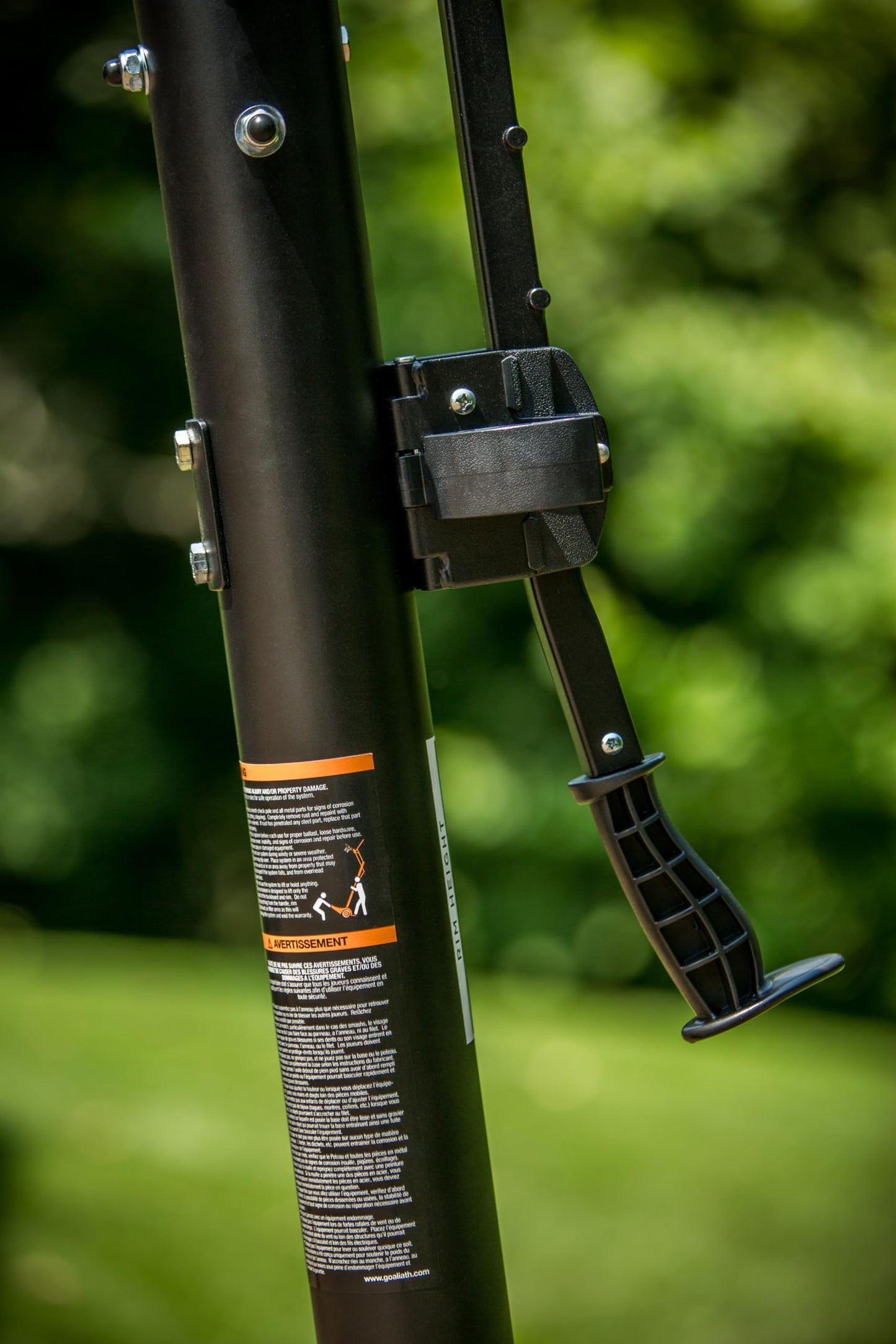 Silverback NXT Portable Adjustable 10-ft Outdoor Basketball Hoop, 50" and 54" Basketball Goal Backboard Available - Assembles in 90 Minutes