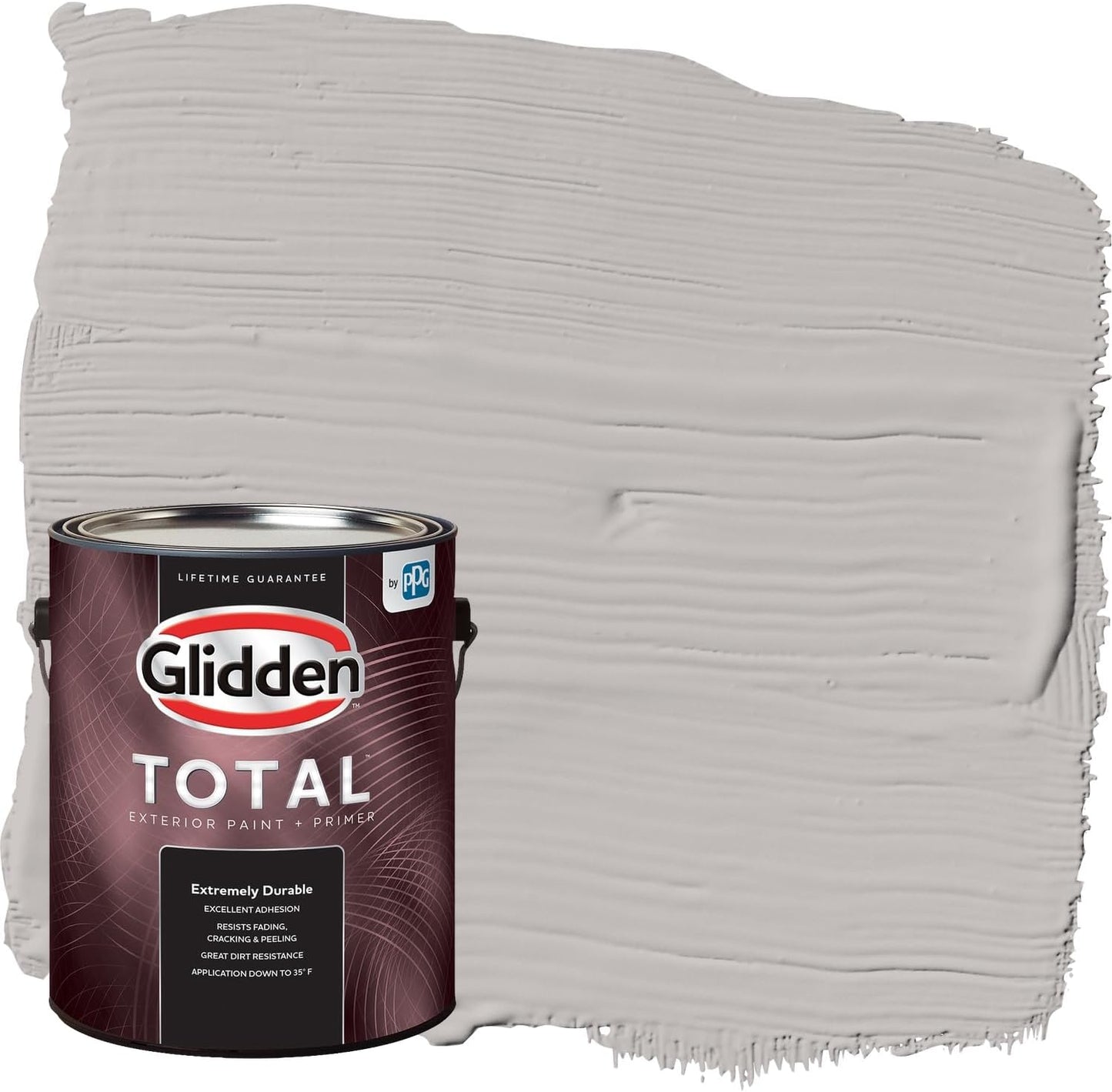 Glidden Exterior Paint + Primer: Black/Black Magic, One Coat, Satin, 1-Gallon