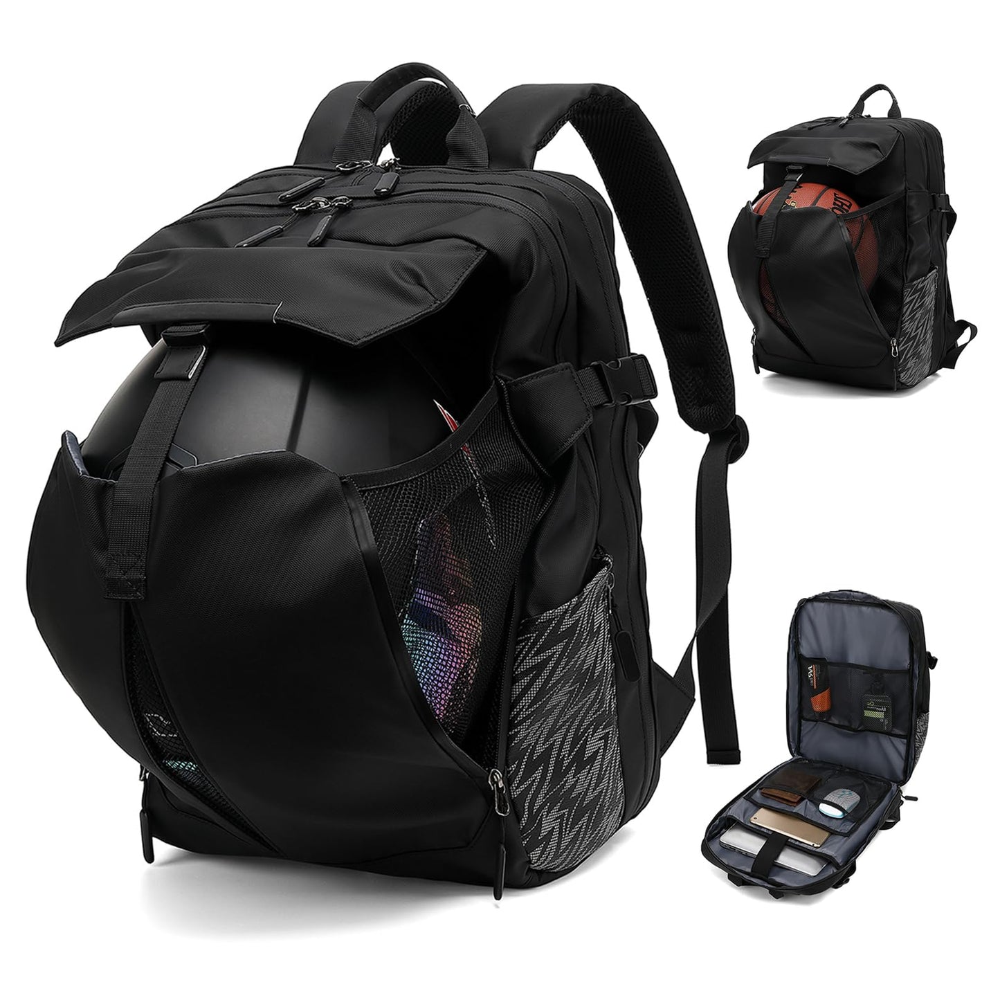 Powersports Saddle Bags - Waterproof Motorcycle Luggage, Helmet & Pillion Seat Side Bags