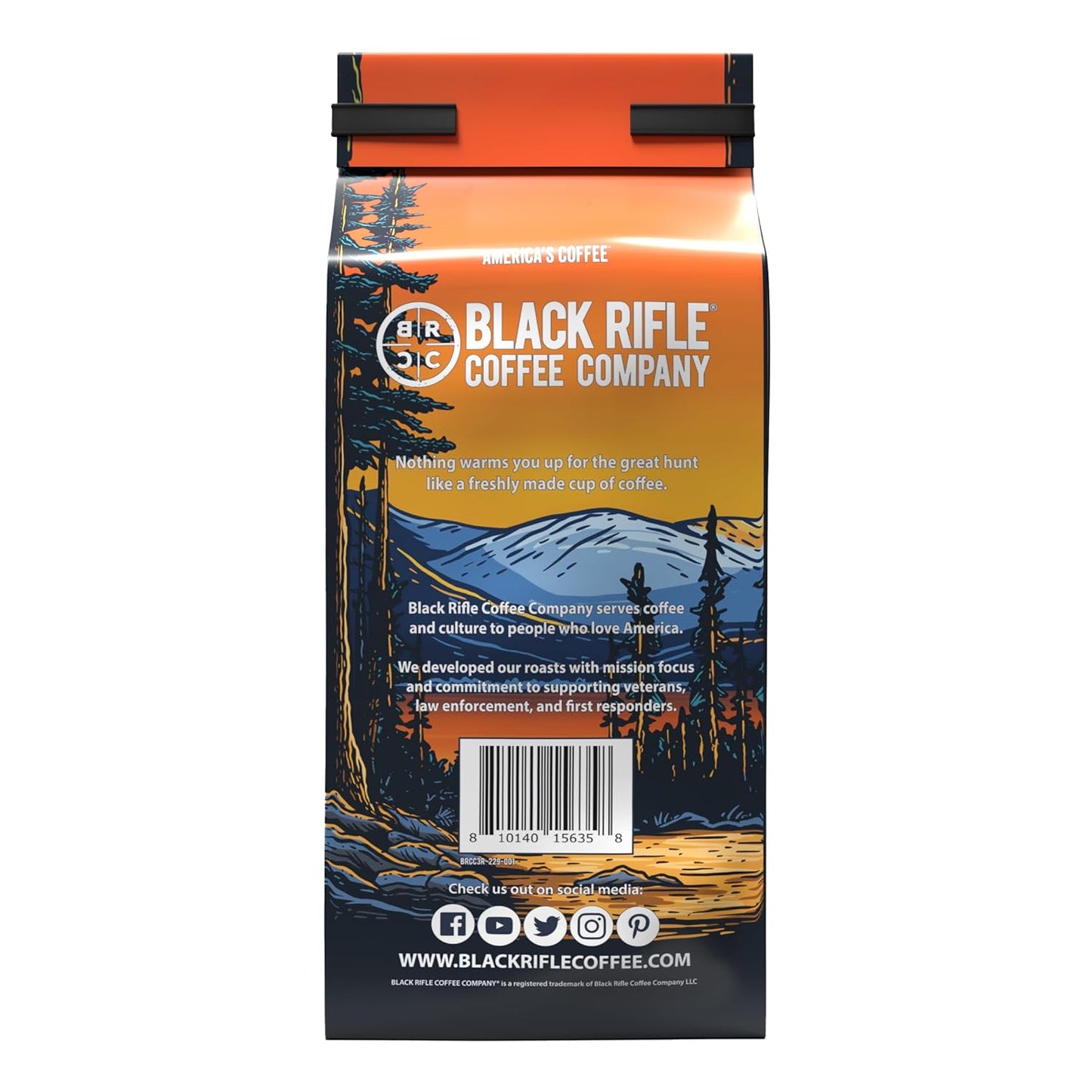 Black Rifle Coffee Company Tactisquatch Dark Roast Ground Coffee, 40 OZ Bag