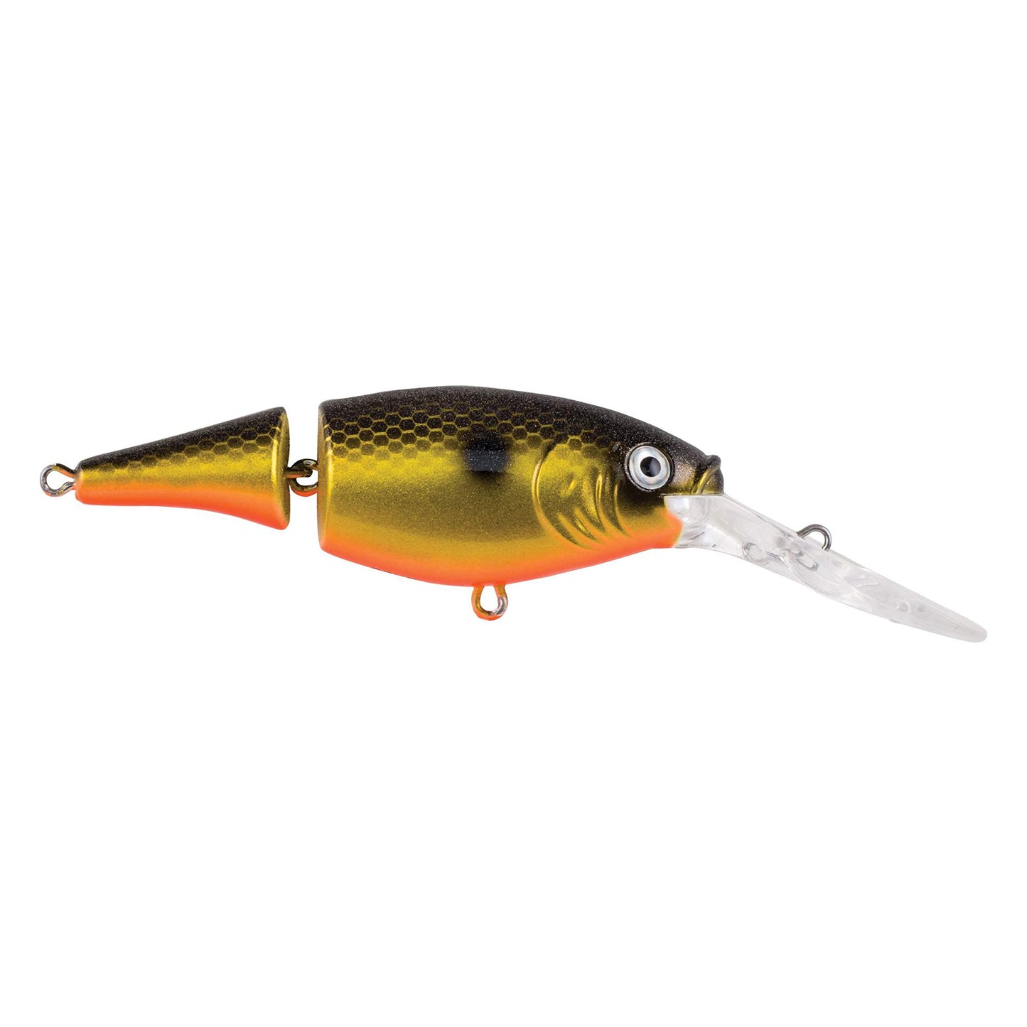 Berkley Flicker Shad Jointed Crankbait, 2 Pack, Red Tiger, 1/3 oz, 2 3/4in, 7'-9' Dive Depth