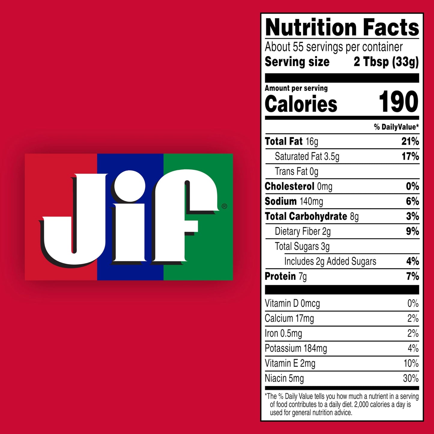 Jif Creamy Peanut Butter, 16 Ounces (Pack of 3)
