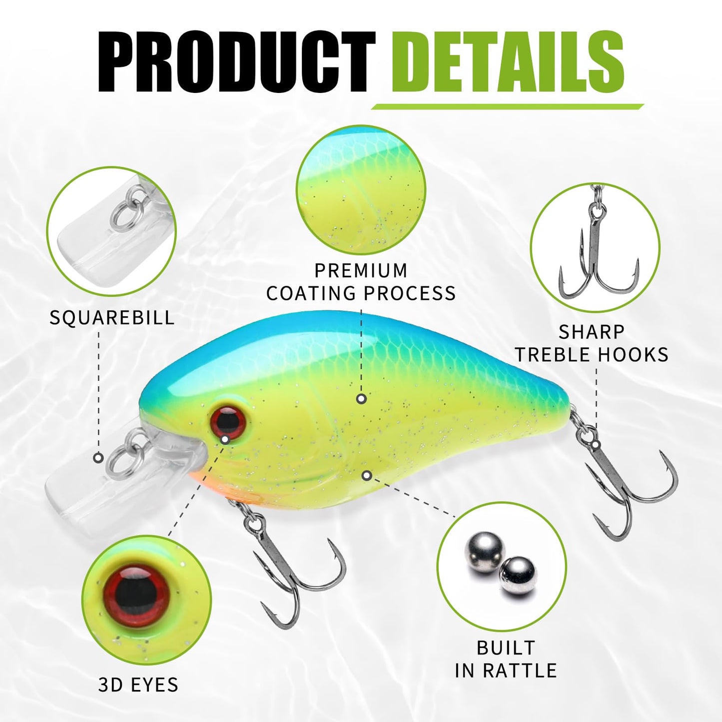 TRUSCEND Swimmax for Saltwater and Freshwater, Realistic Fishing Lures for Bass Trout Crappie Walleye Pike Bluegill Salmon, Swimbait for Bass Fishing, Amazing Fishing Gear Gifts for Family Fishing