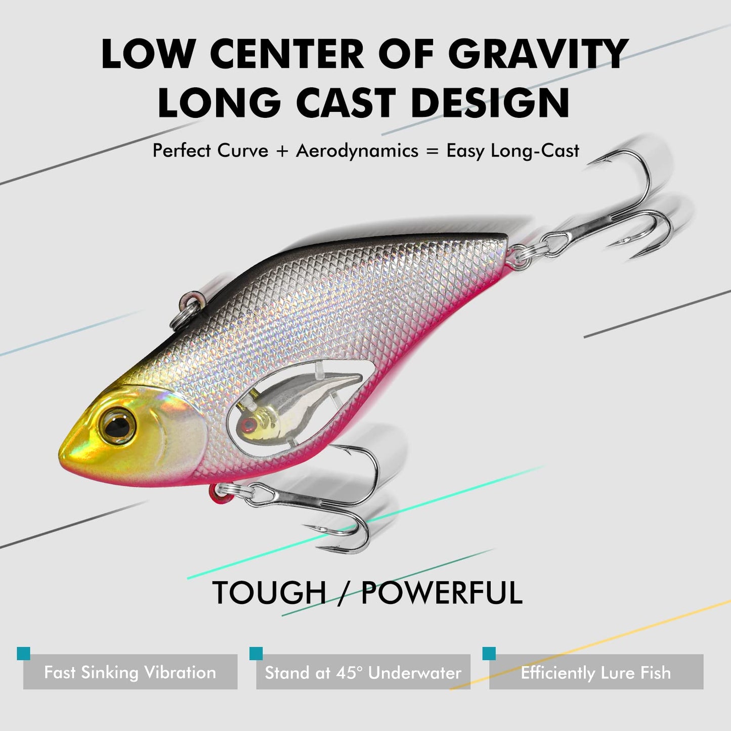 TRUSCEND Swimmax for Saltwater and Freshwater, Realistic Fishing Lures for Bass Trout Crappie Walleye Pike Bluegill Salmon, Swimbait for Bass Fishing, Amazing Fishing Gear Gifts for Family Fishing