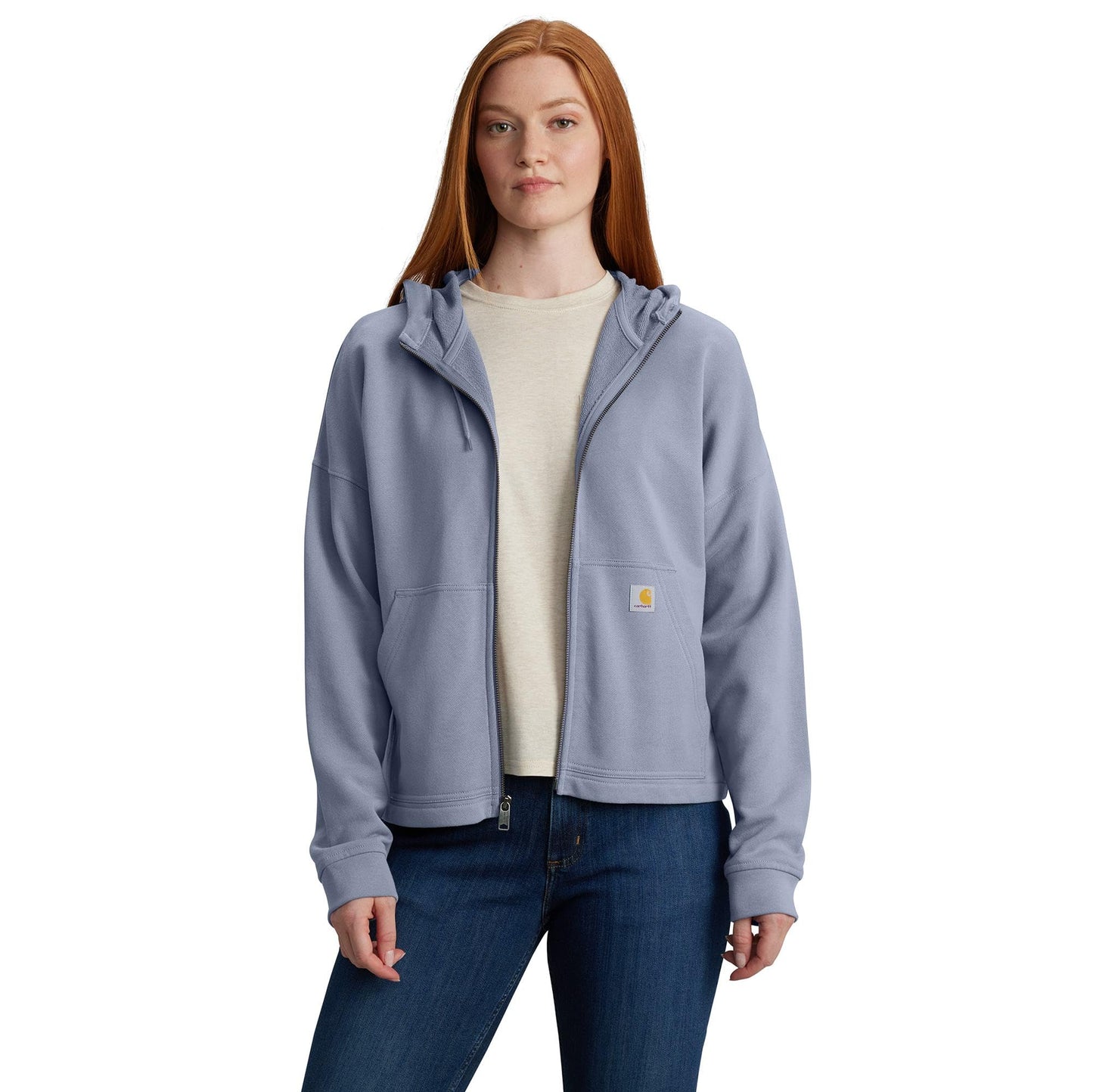 Carhartt Women's Tencel Fiber Series Loose Fit Full-Zip Sweatshirt