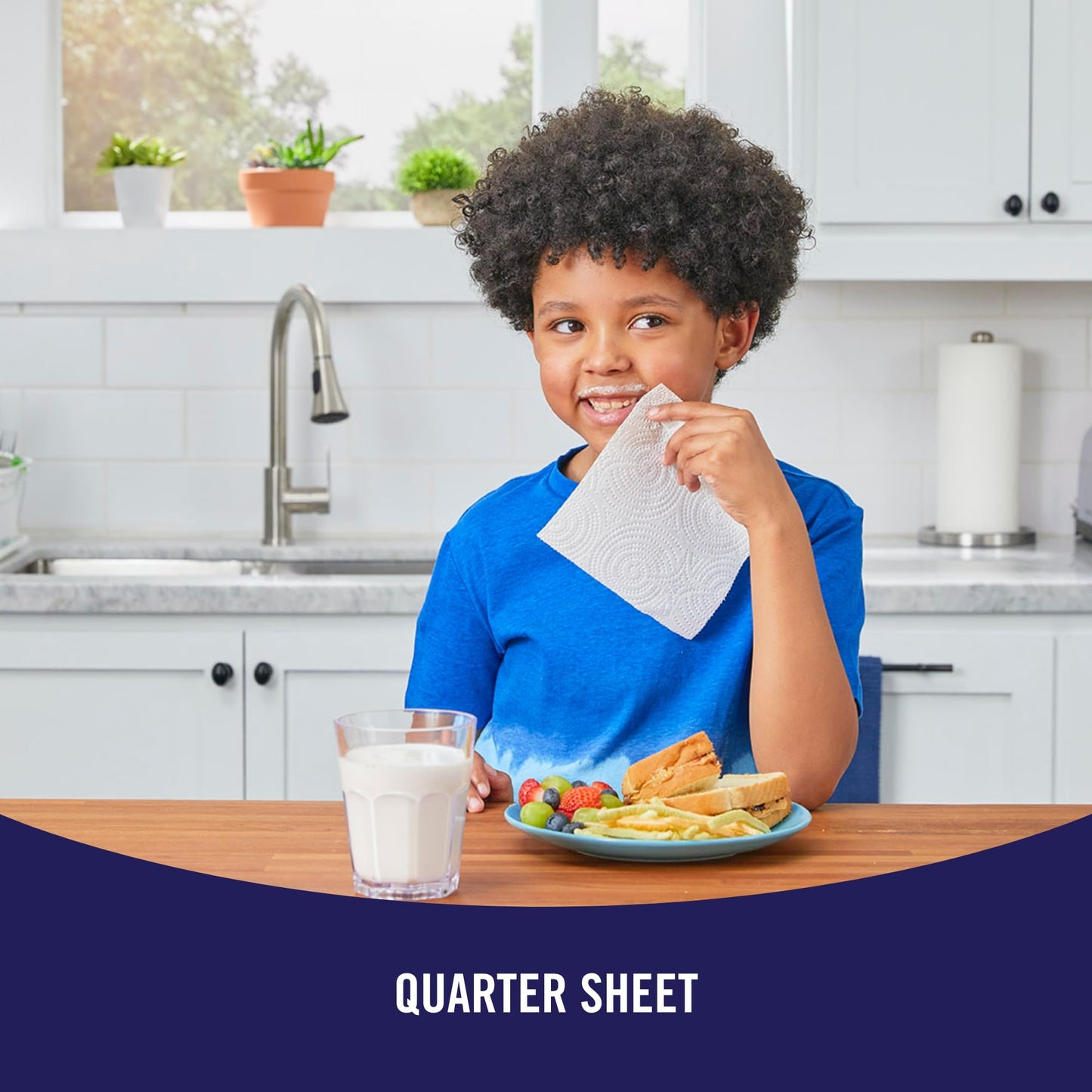 Sparkle Pick-A-Size Paper Towels, 24 Double Rolls = 48 Regular Rolls, Everyday Value Paper Towel with Full and Half Sheets