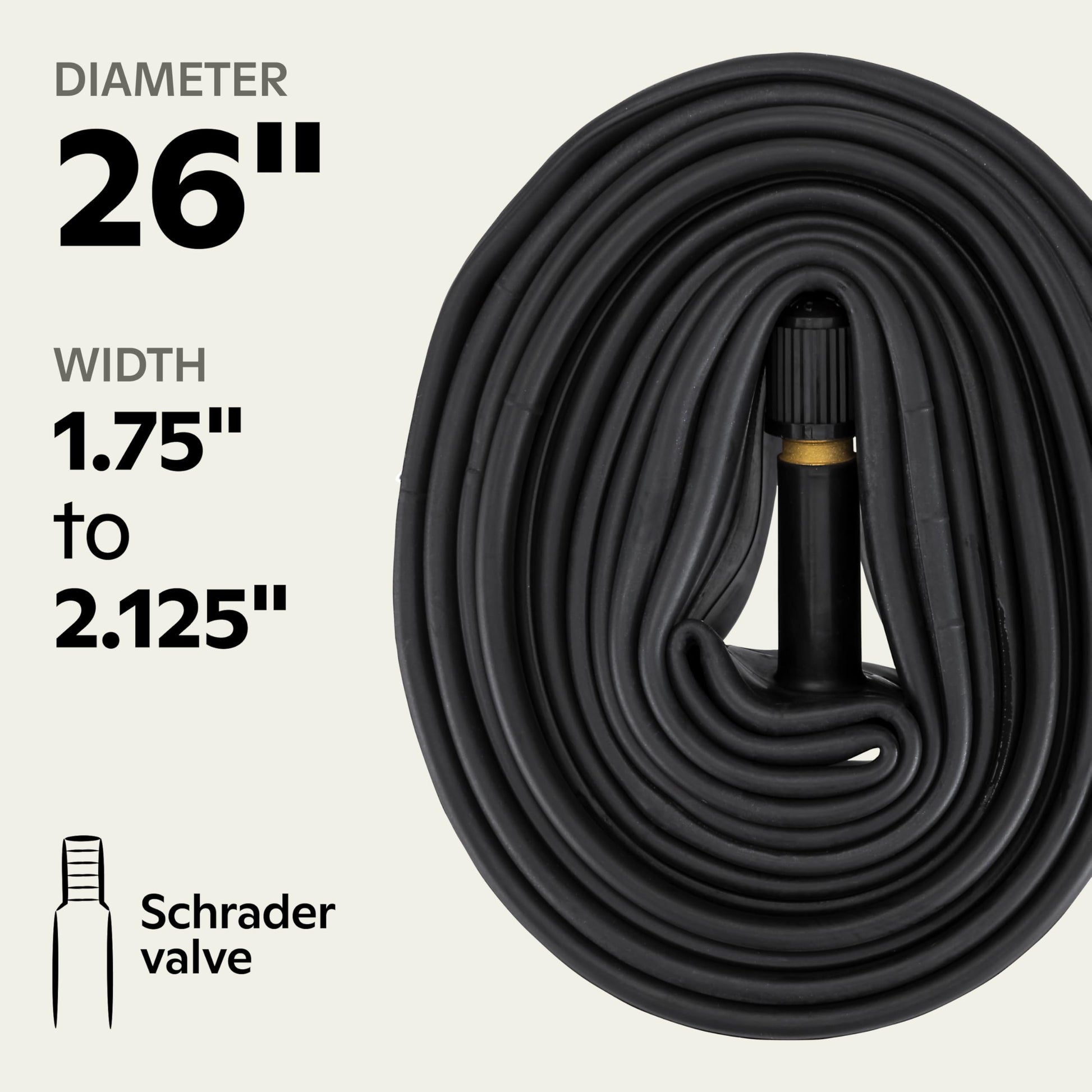 schwinn bicycle tire tubes Schwinn Replacement Bike Tire Tube, 26 x 1.75