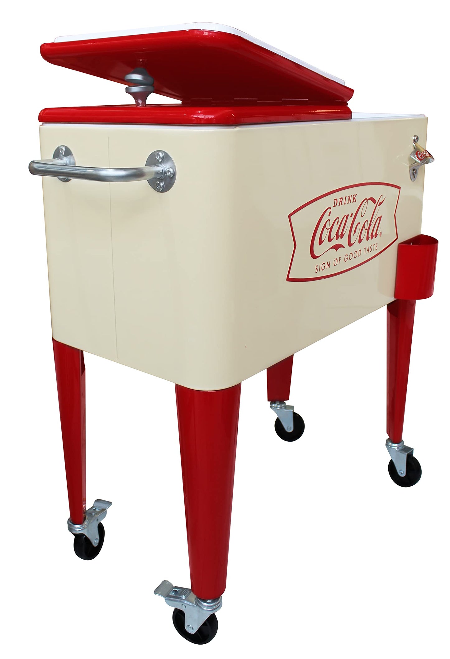 LEIGH COUNTRY CP 98116 Coke Cooler 60QT- CREAMFISH