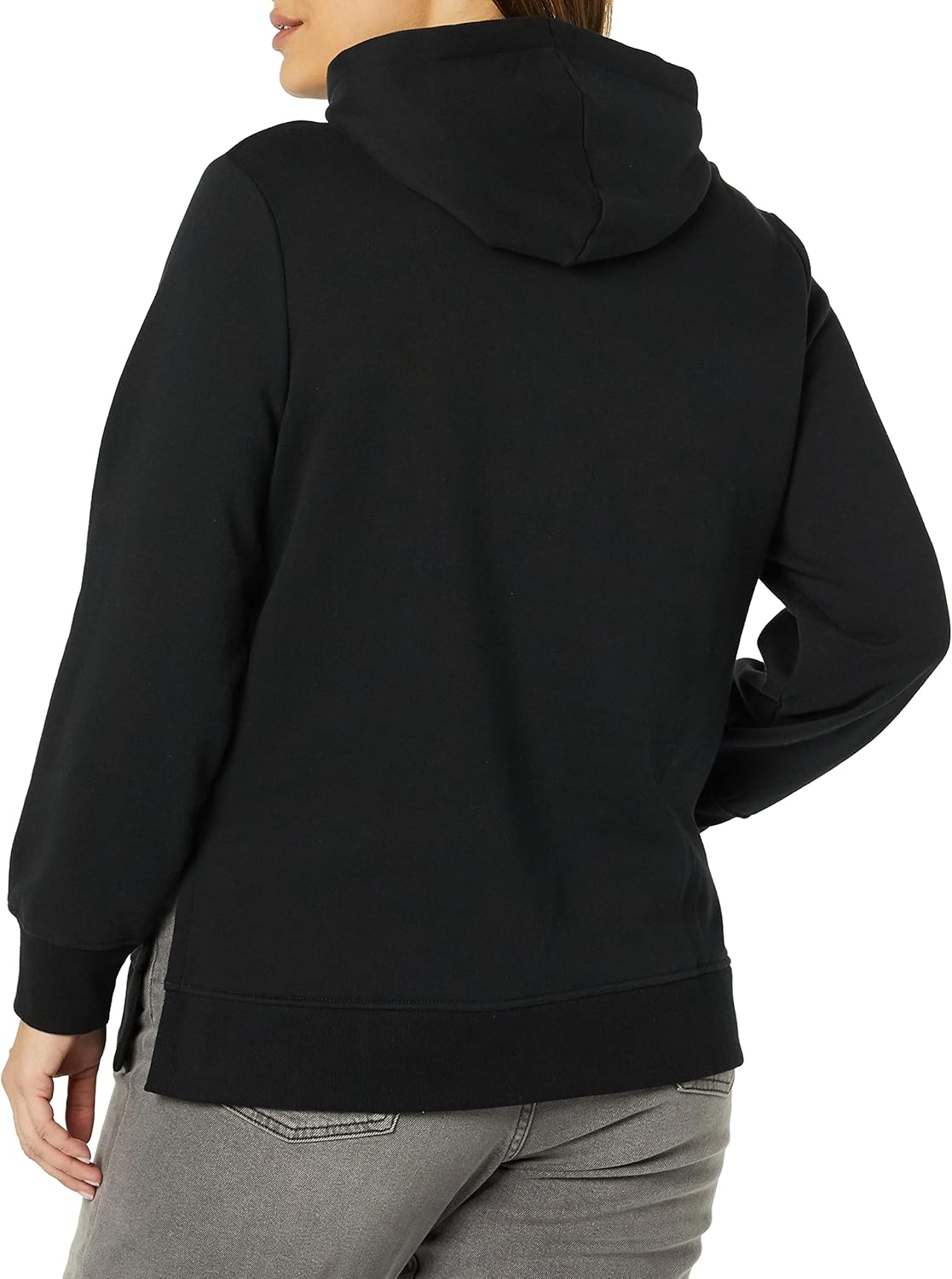 Amazon Essentials womens Fleece Hooded Tunic Sweatshirt