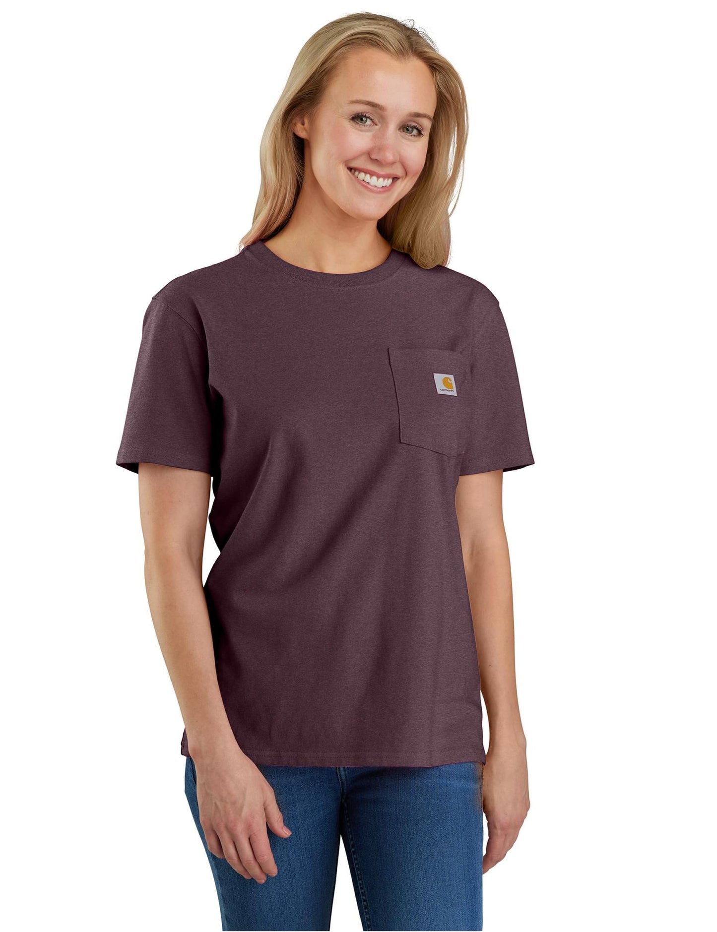 Carhartt Women's Loose Fit Heavyweight Short-Sleeve Pocket T-Shirt