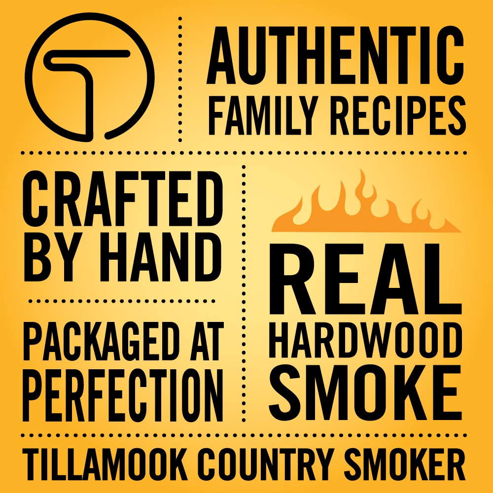 Tillamook Country Smoker Real Hardwood Smoked Sausages, Pepper, 15.2 Ounce Tall Jar, 20 Count