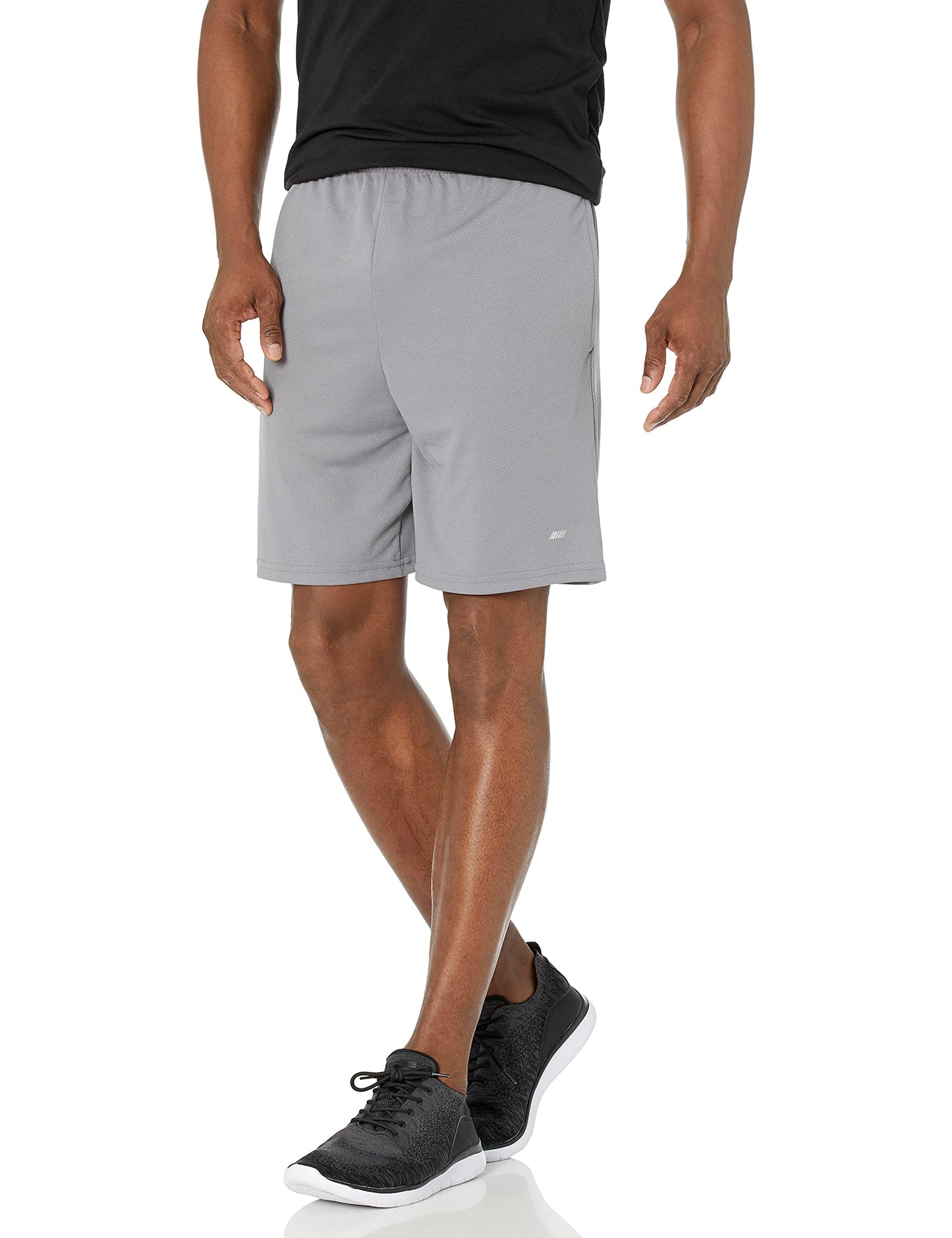 Amazon Essentials Men's Athletic Basketball Gym,Performance Tech Loose-Fit Training Shorts, Pack of 2