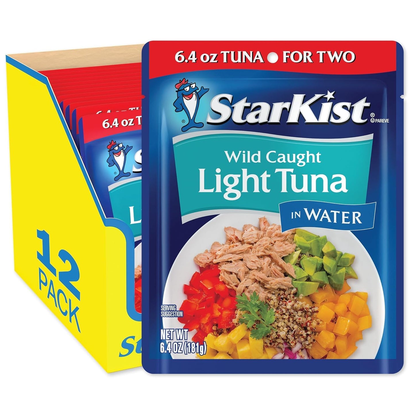 StarKist Chunk Light Tuna in Water, 2.6 Oz, Pack of 24