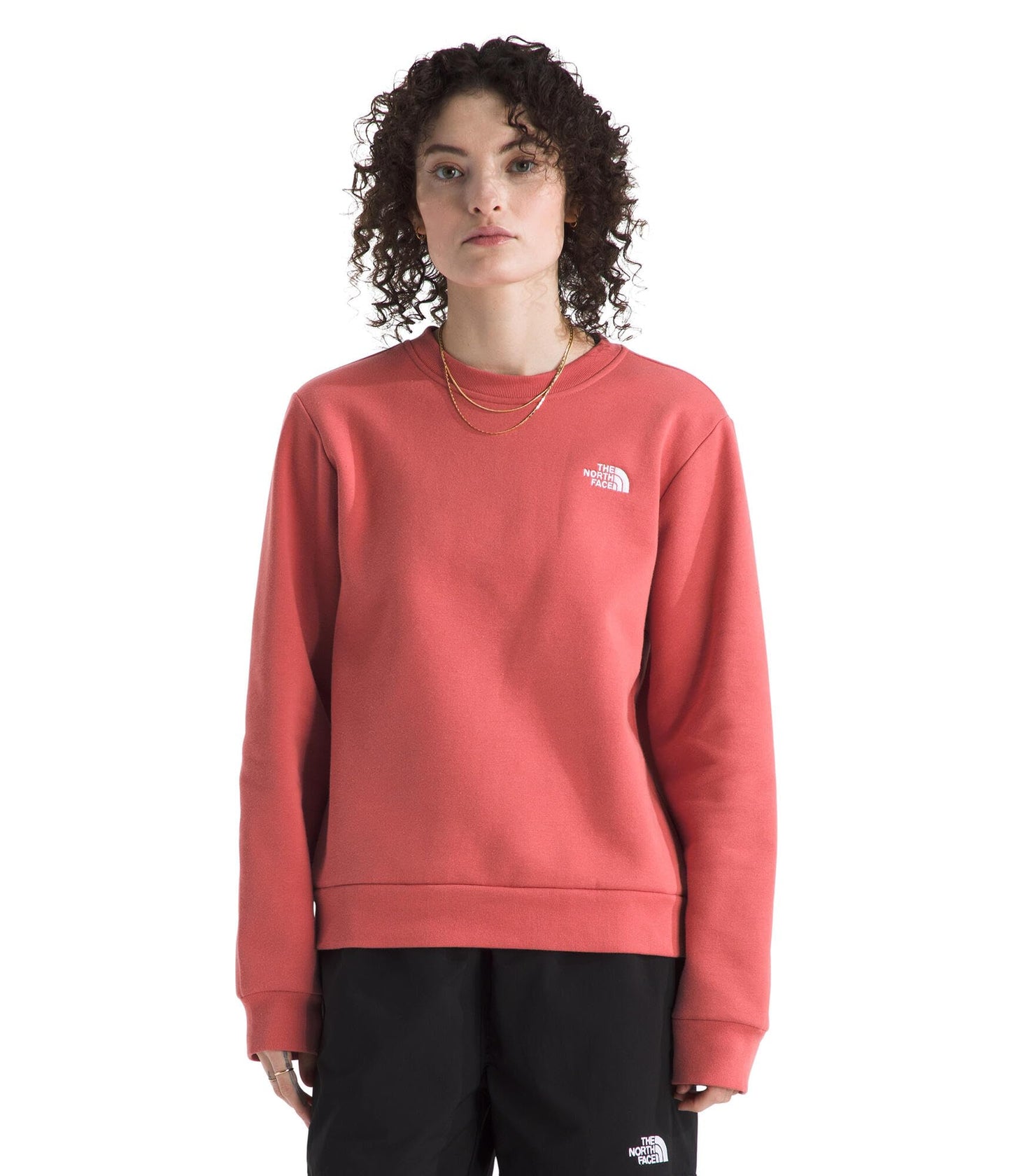THE NORTH FACE Women's Evolution Simple Dome Crew | Ribbed Collar & Hem, Classic Logo