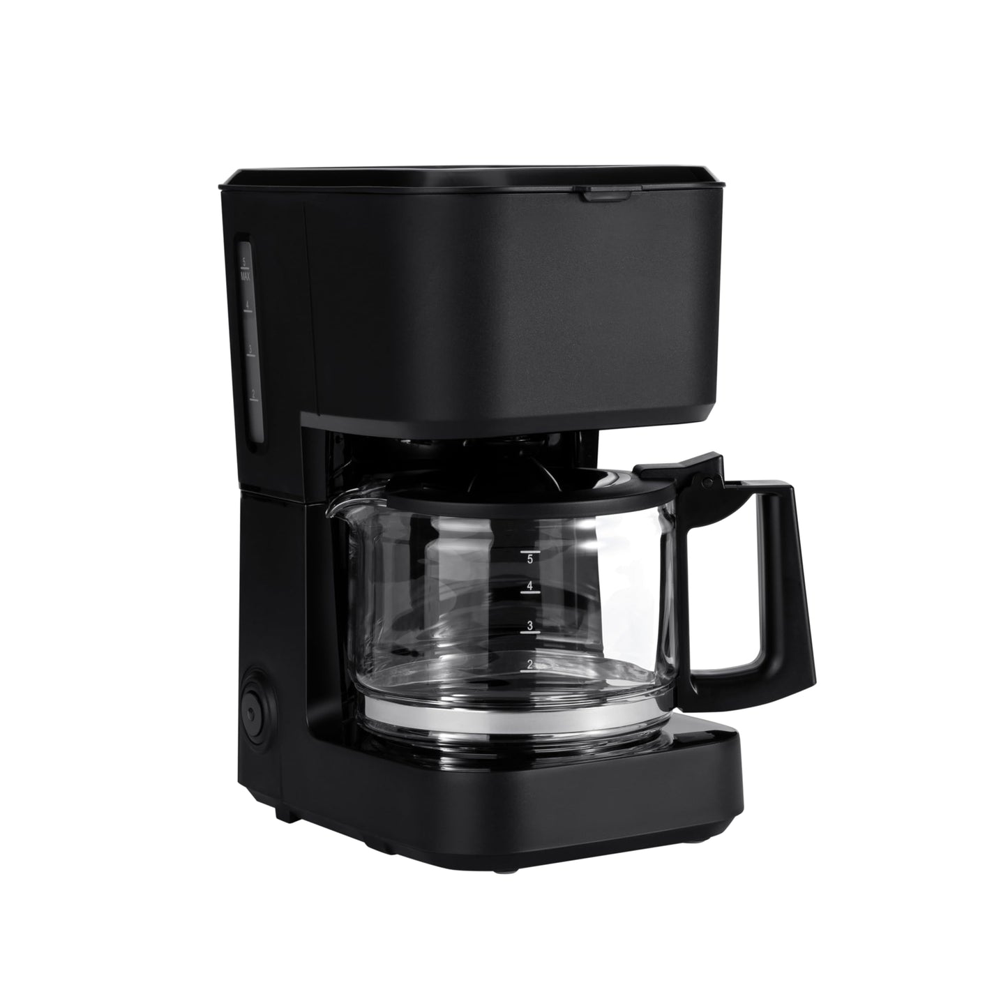 Amazon Basics Coffee Makers, 12-Cup Coffee Machines with Reusable Filter, Coffee Pots, Black & Stainless Steel