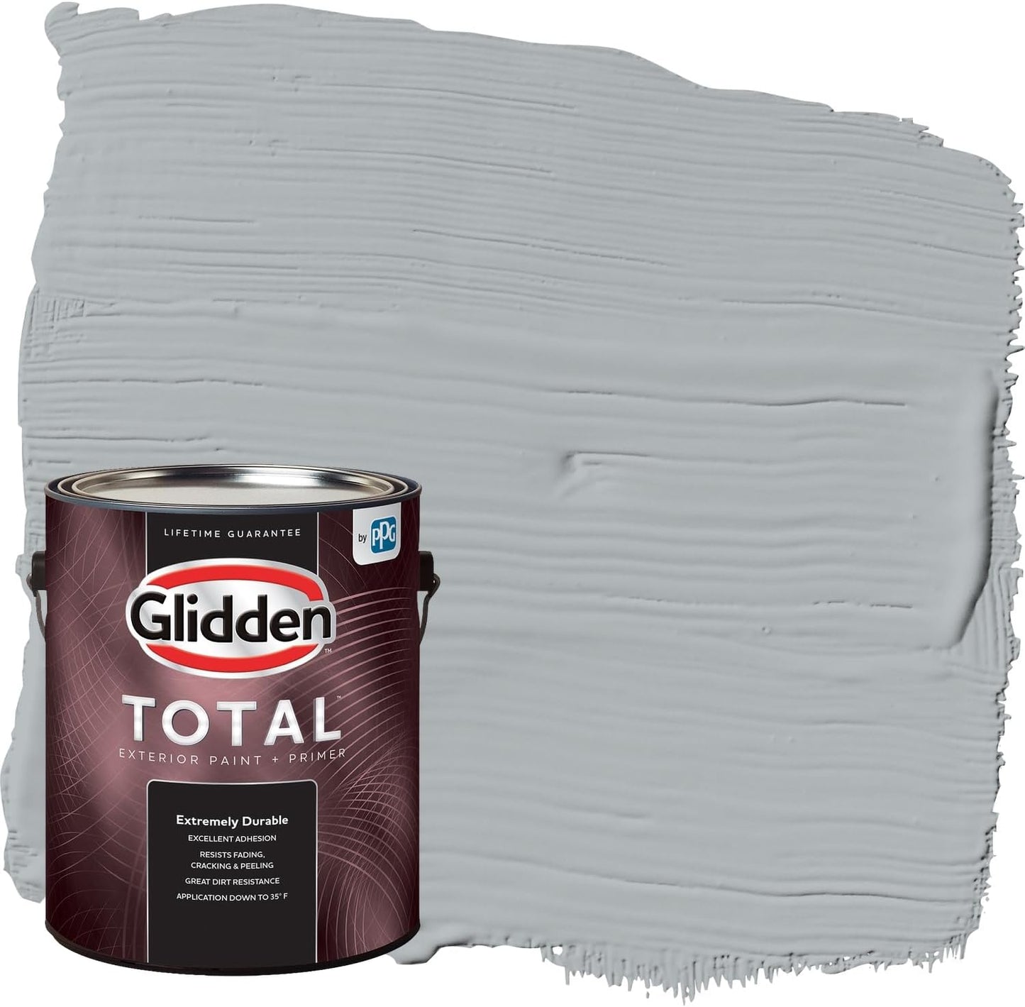 Glidden Exterior Paint + Primer: Black/Black Magic, One Coat, Satin, 1-Gallon