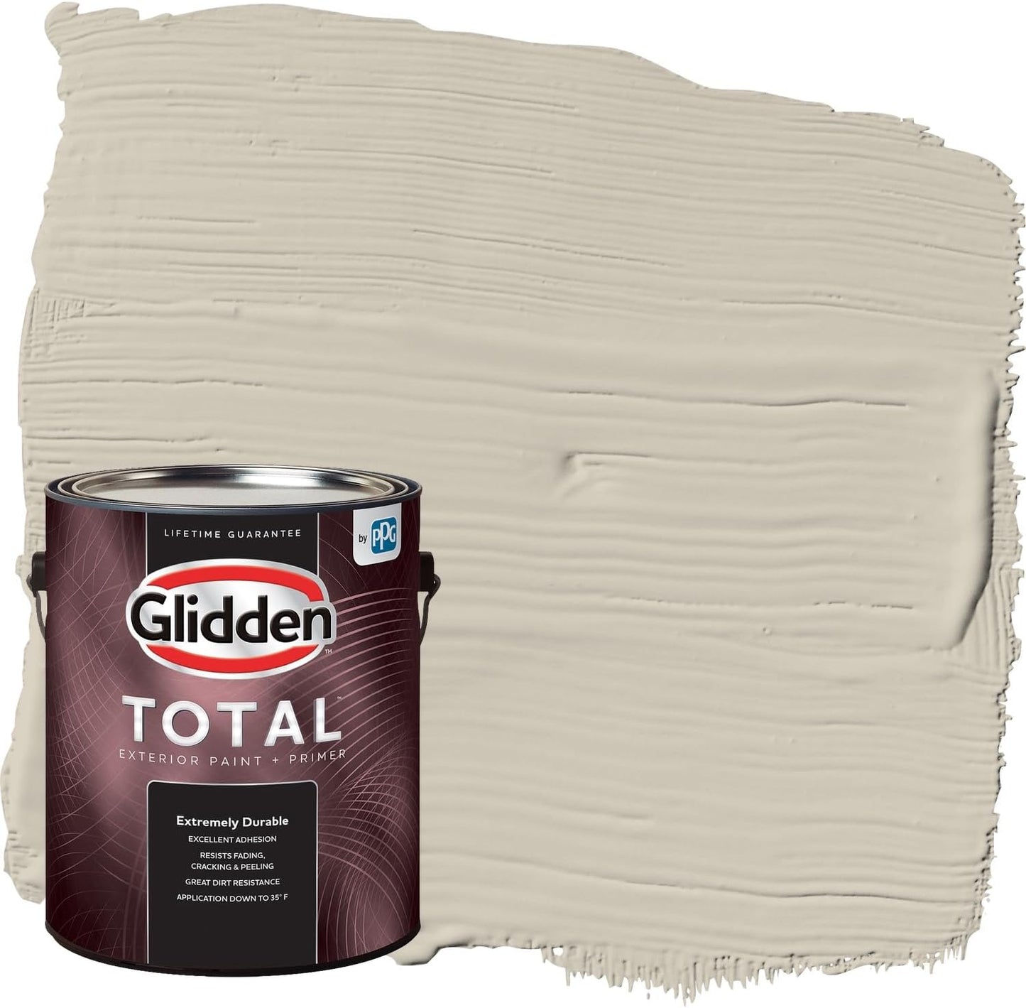 Glidden Exterior Paint + Primer: Black/Black Magic, One Coat, Satin, 1-Gallon