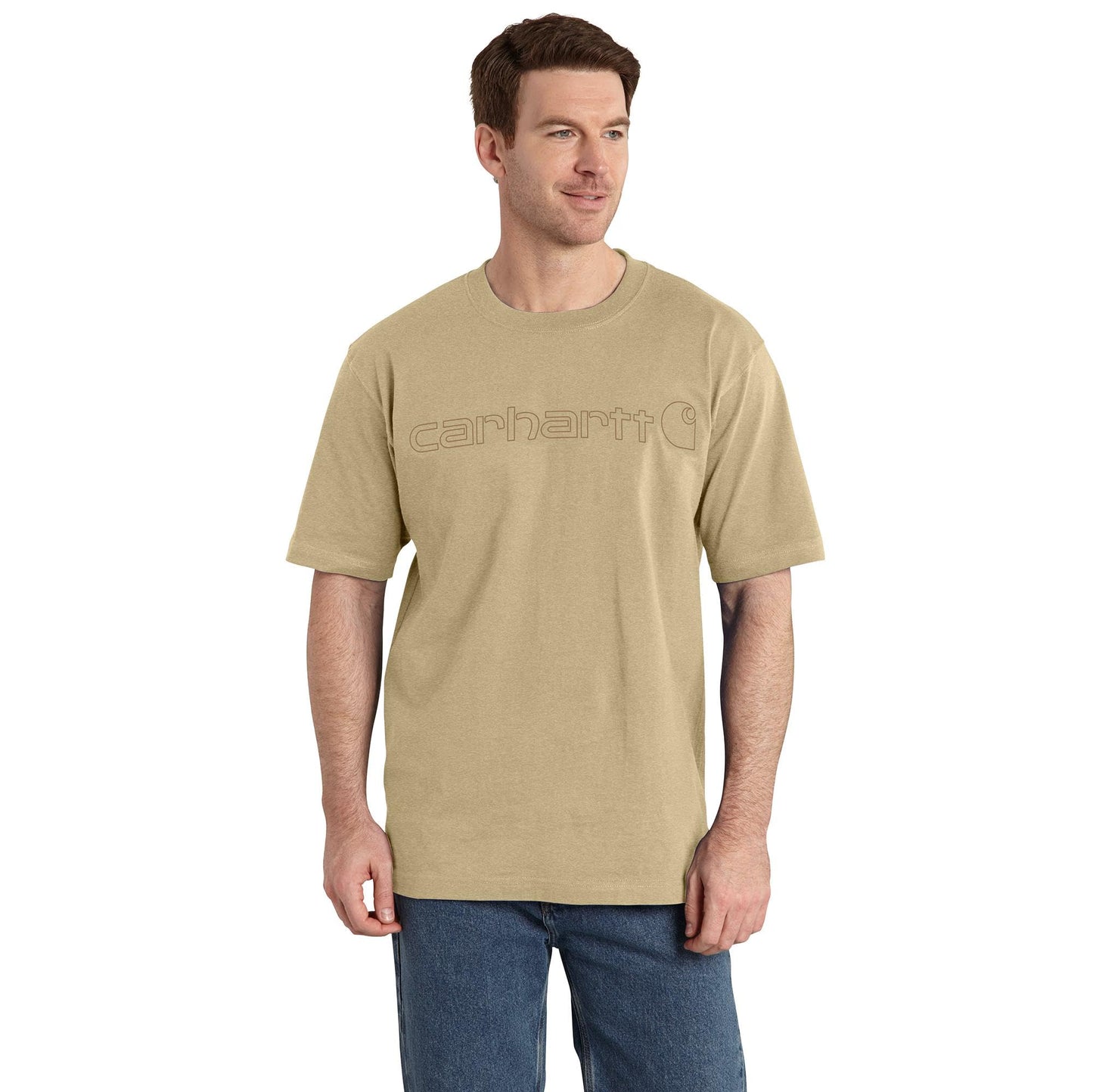 Carhartt Men's K195 Short Sleeve Logo T-Shirt