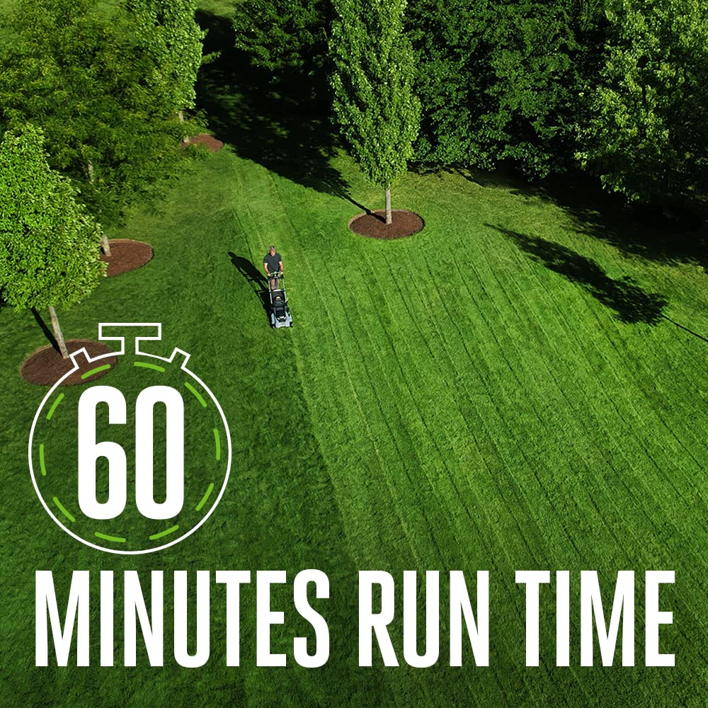 EGO POWER+ Electric Lawn Mower, Self-Propelled Cordless with Select Cut and Touch Drive, Includes 56V 7.5Ah Battery and Rapid Charger – LM2135SP