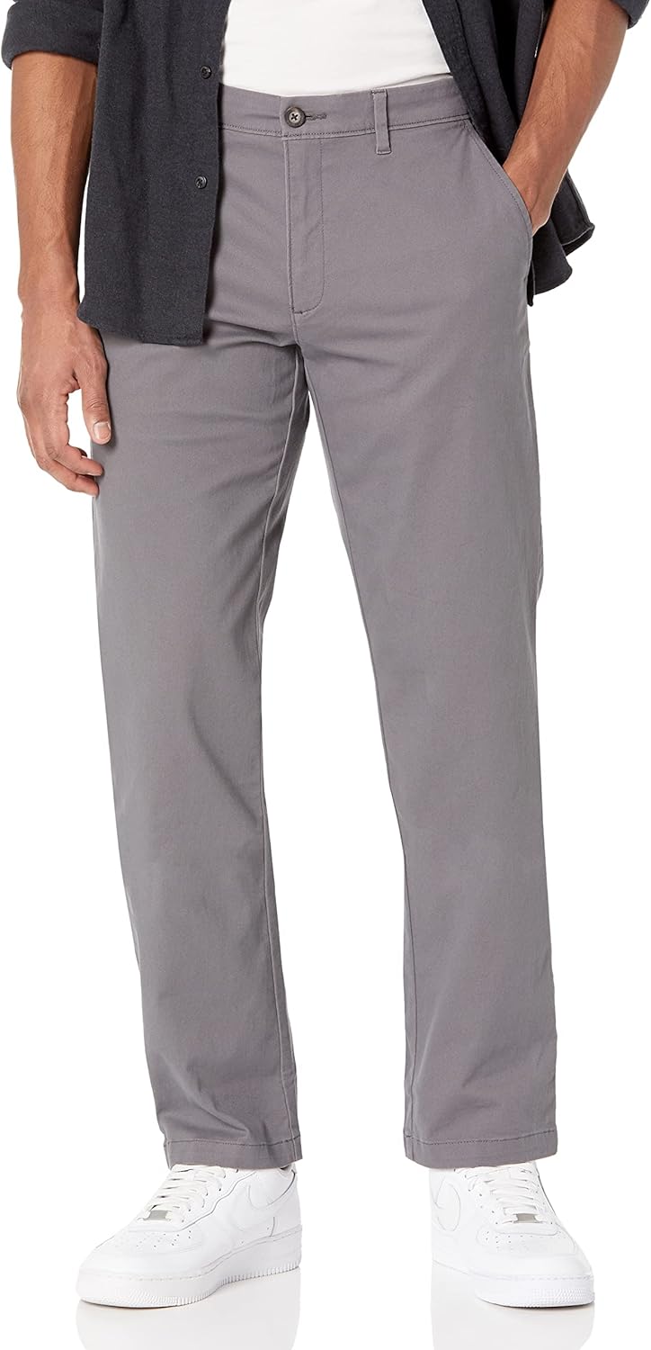 Amazon Essentials Men's Straight-Fit Casual Stretch Chino Pant