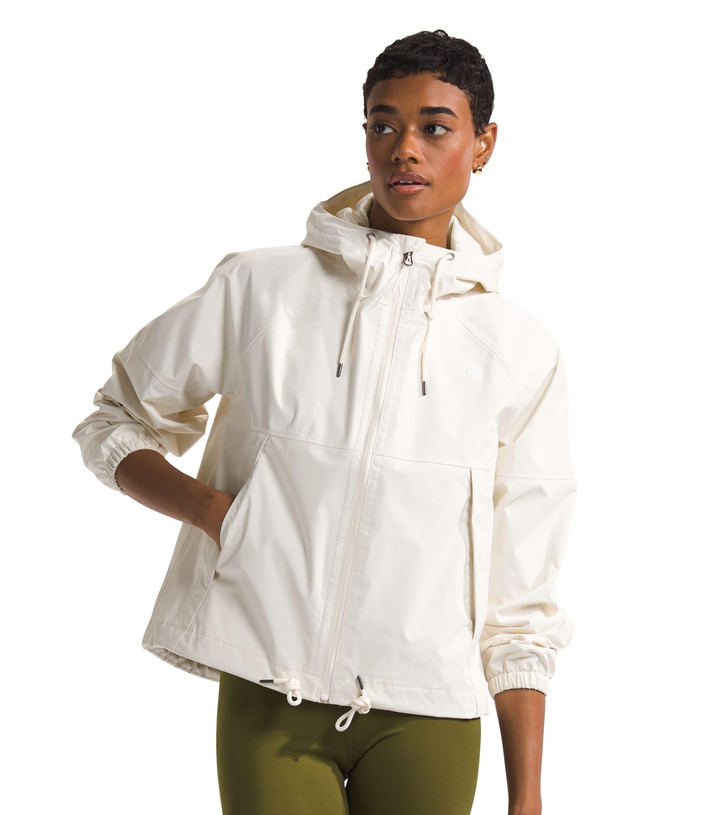 THE NORTH FACE Women's Antora Rain Hoodie (Standard & Plus Size) | Wind & Waterproof With Adjustable Hood & Drawcord Hem