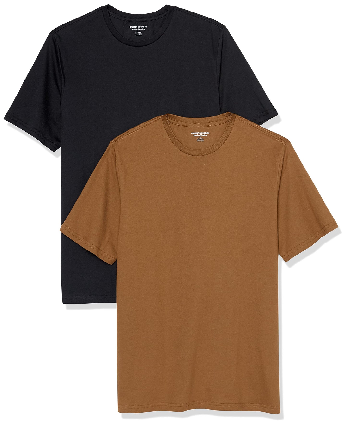 Amazon Essentials Men's Cotton Regular-Fit Short-Sleeve Crewneck T-Shirt