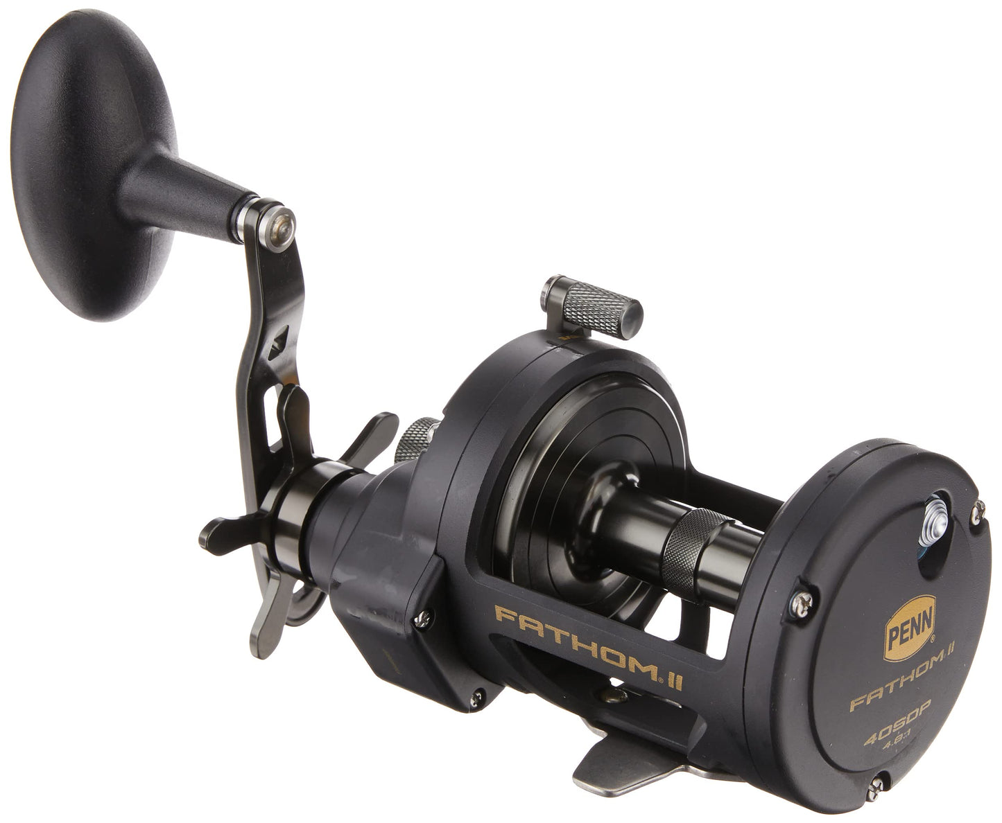 PENN Fathom II Star Drag Conventional Fishing Reel, Black Gold, 25N