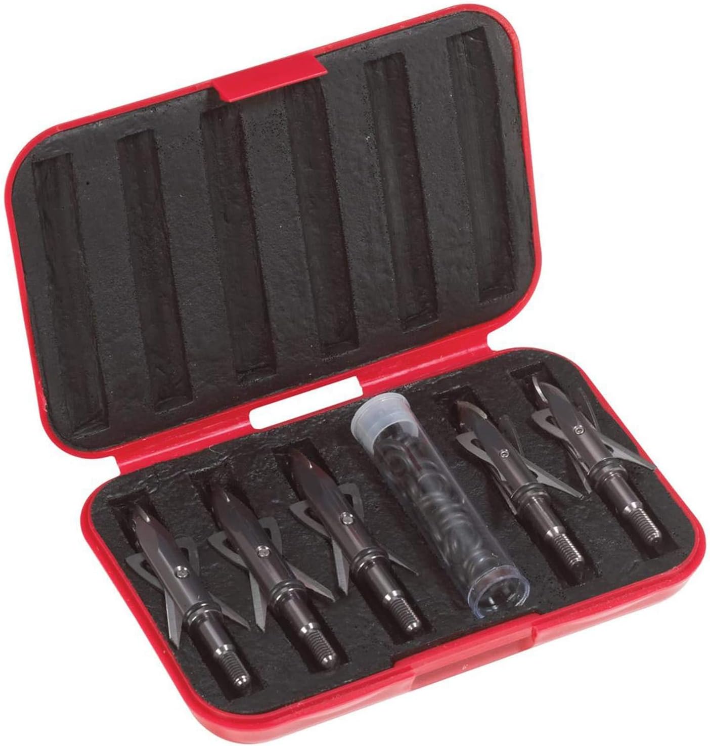 Rage Cage Broadhead Case (Holds-6), Red, One Size