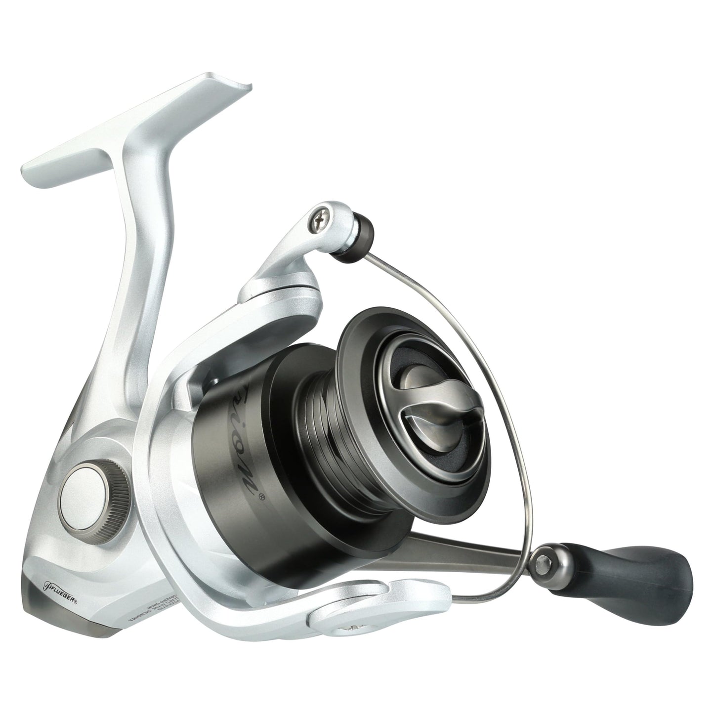 Pflueger Trion Spinning Reel, Size 35 Fishing Reel, Right/Left Handle Position, Graphite Body and Rotor, Corrosion-Resistant, Aluminum Spool, Front Drag System