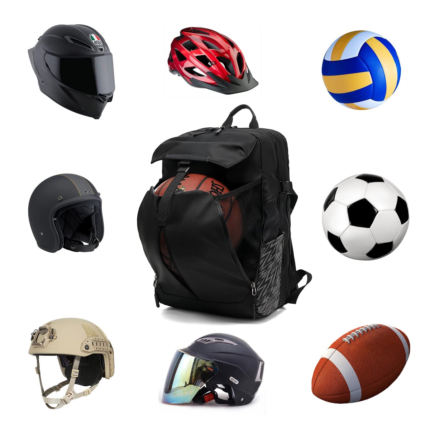 Powersports Saddle Bags - Waterproof Motorcycle Luggage, Helmet & Pillion Seat Side Bags