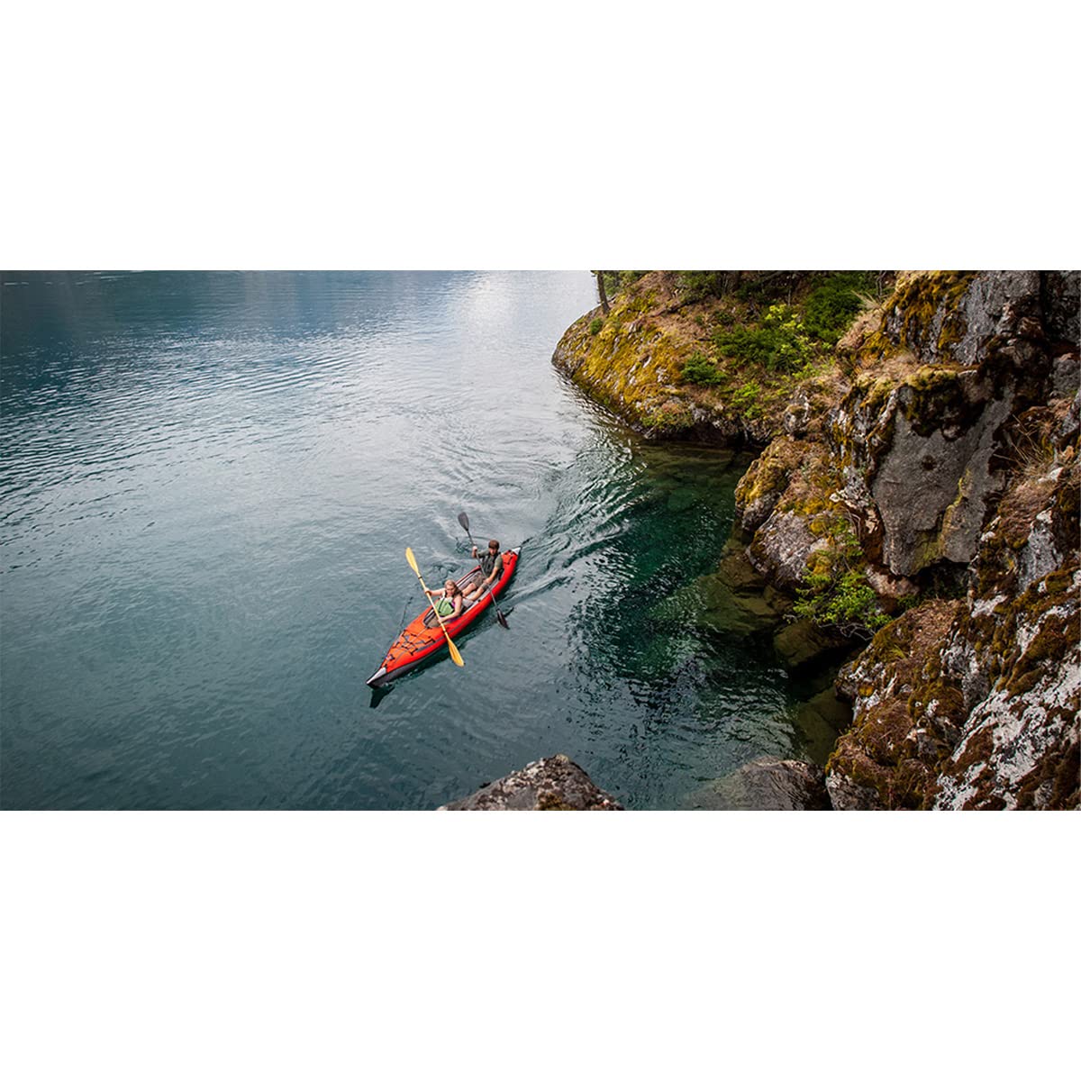 Advanced Elements AdvancedFrame Convertible 2 Person Kayak with Pump - Red/Gray