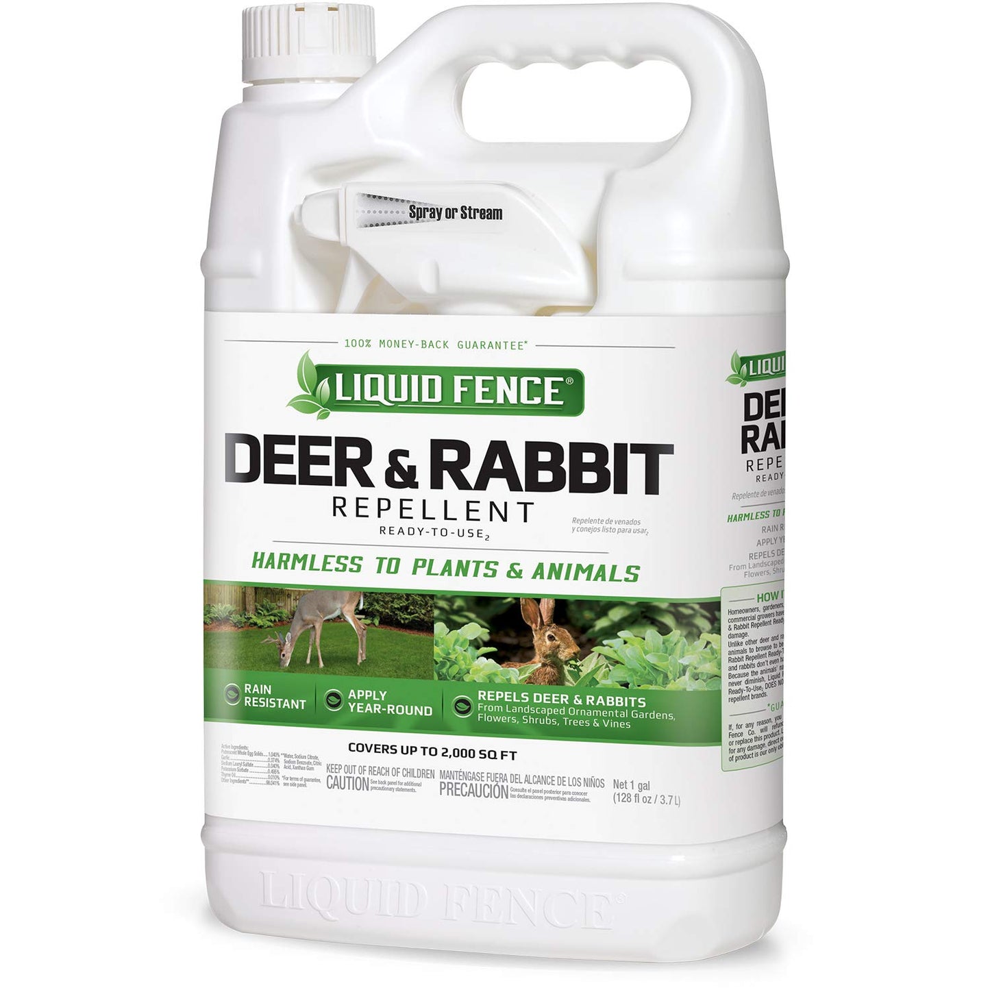 Liquid Fence Animal Repellent, 128 Oz, Multicolor