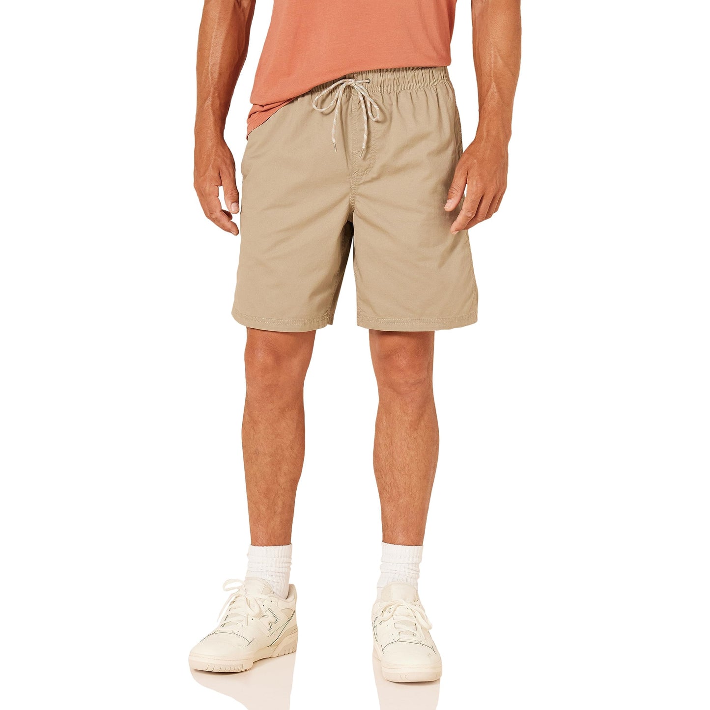Amazon Essentials Men's 8" Inseam Relaxed-Fit Drawstring Walk Shorts with Elastic Waist
