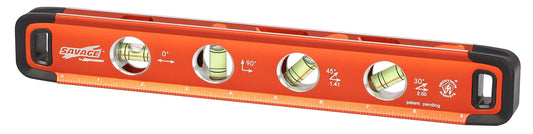 Swanson TL043M 9-Inch Savage Magnetic Torpedo Level, Orange