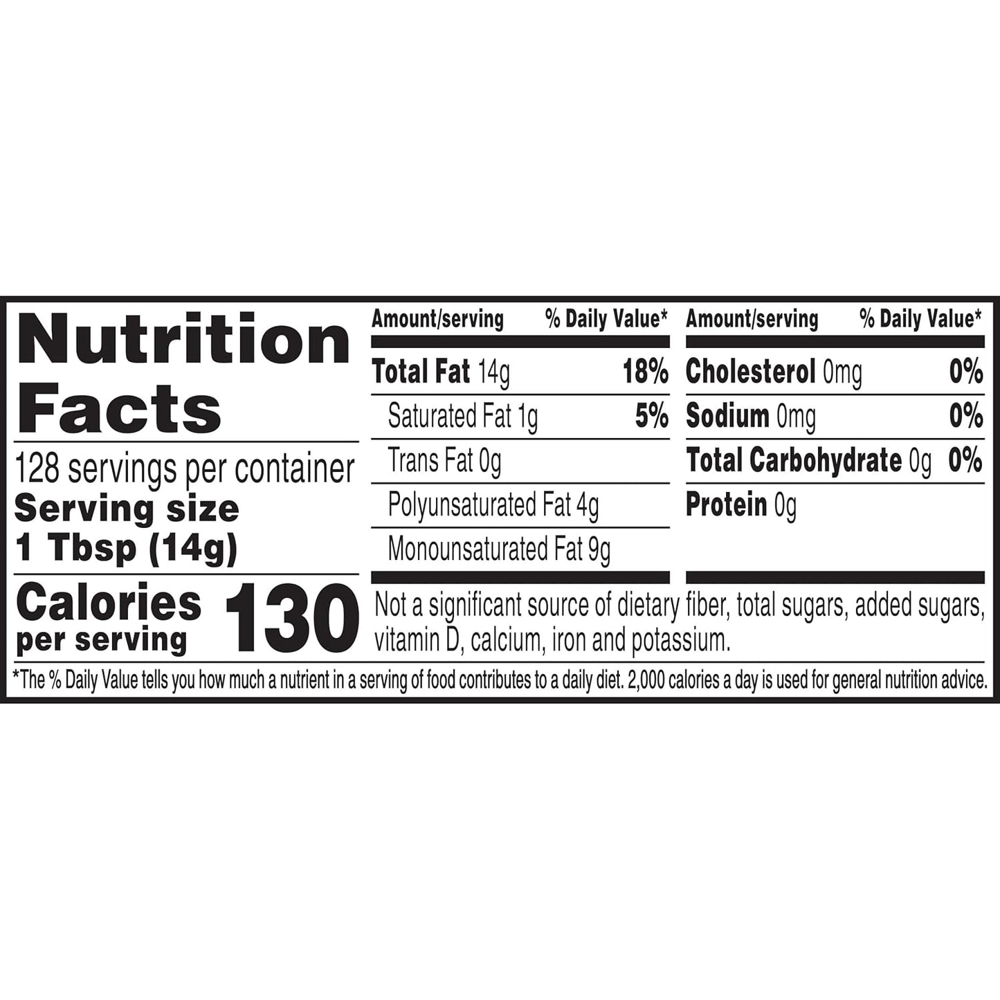 Crisco Pure Canola Oil, 64 Fluid Ounce