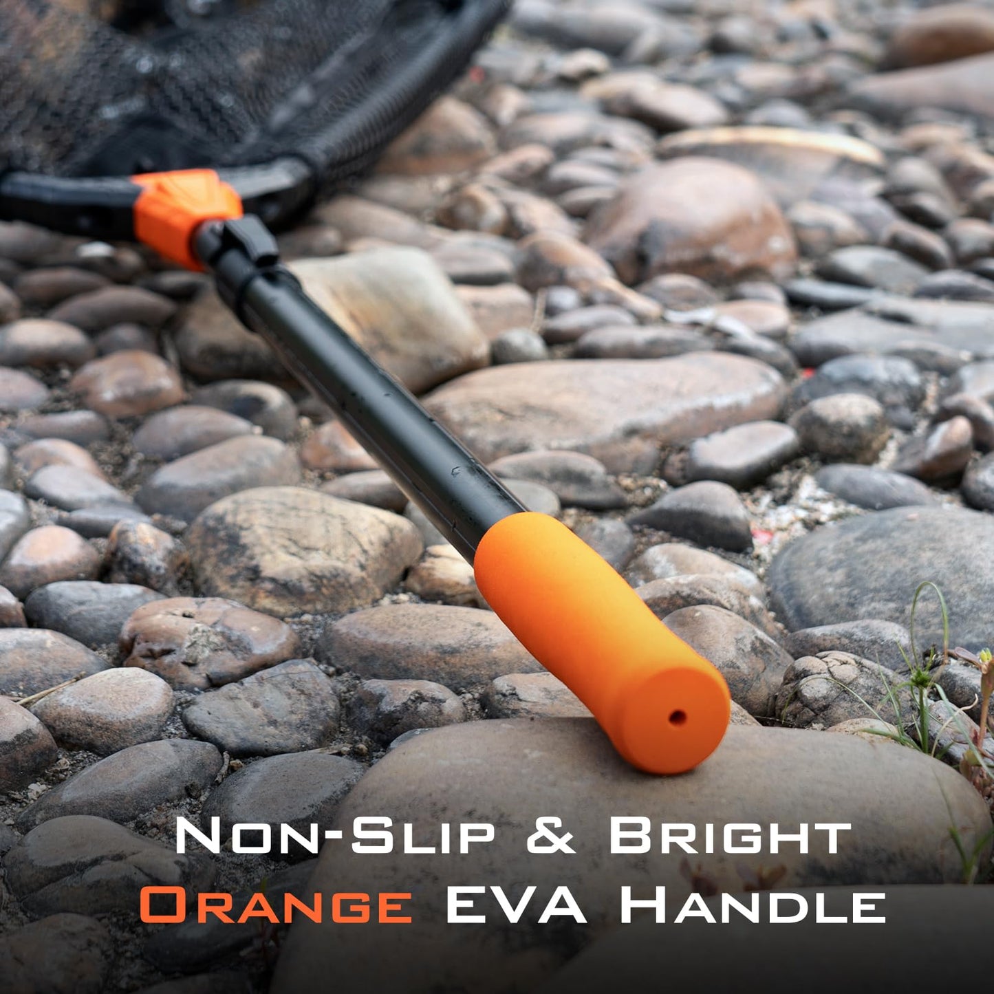 KastKing Pontus Fishing Net, Foldable & Lightweight Landing Net with Built in Length Scale, Strength Aluminum Handle, Fishing Gear and Gift for Men