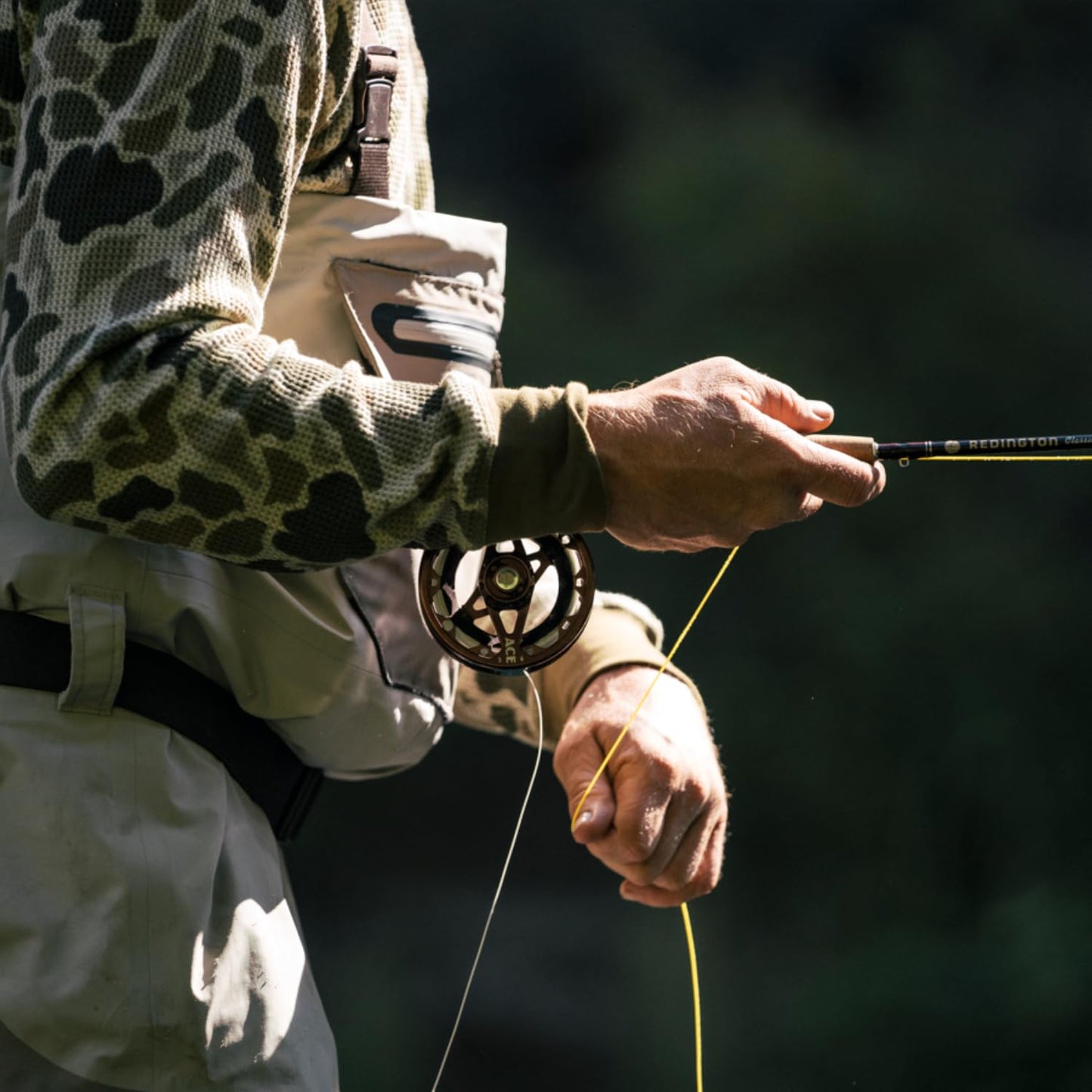 Redington Classic Trout Freshwater Fly Fishing Rod - Moderate Action 4-Piece Fly Rod - Case Included