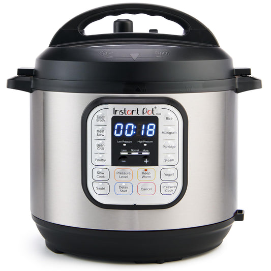 Instant Pot Duo 7-in-1 Electric Pressure Cooker, Slow Cooker, Rice, Steamer, Sauté, Yogurt Maker, Warmer & Sterilizer, Includes App With Over 800 Recipes, Stainless Steel, 6 Quart