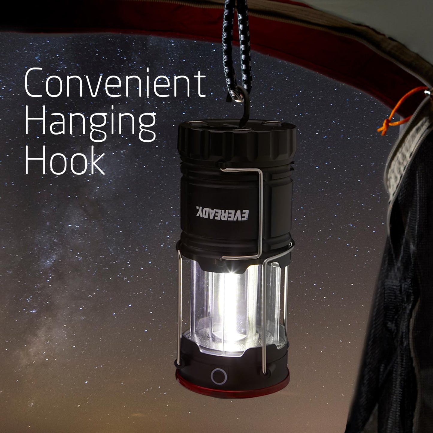 Eveready ALCL31 Collapsible LED Lanterns, 350 Lumens, 3 Pack, Collapsible Lantern with 4 LED Light Modes